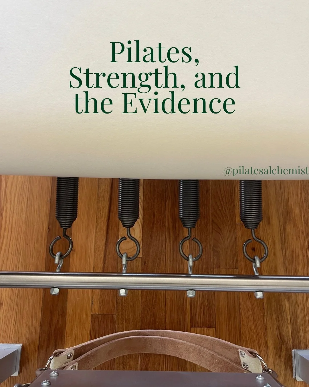 When people say Pilates doesn&rsquo;t build strength, the conversation is often louder than the evidence behind it.

Many claims don&rsquo;t reference data at all. And when studies are cited, they typically involve mat-based or modified floor protoco