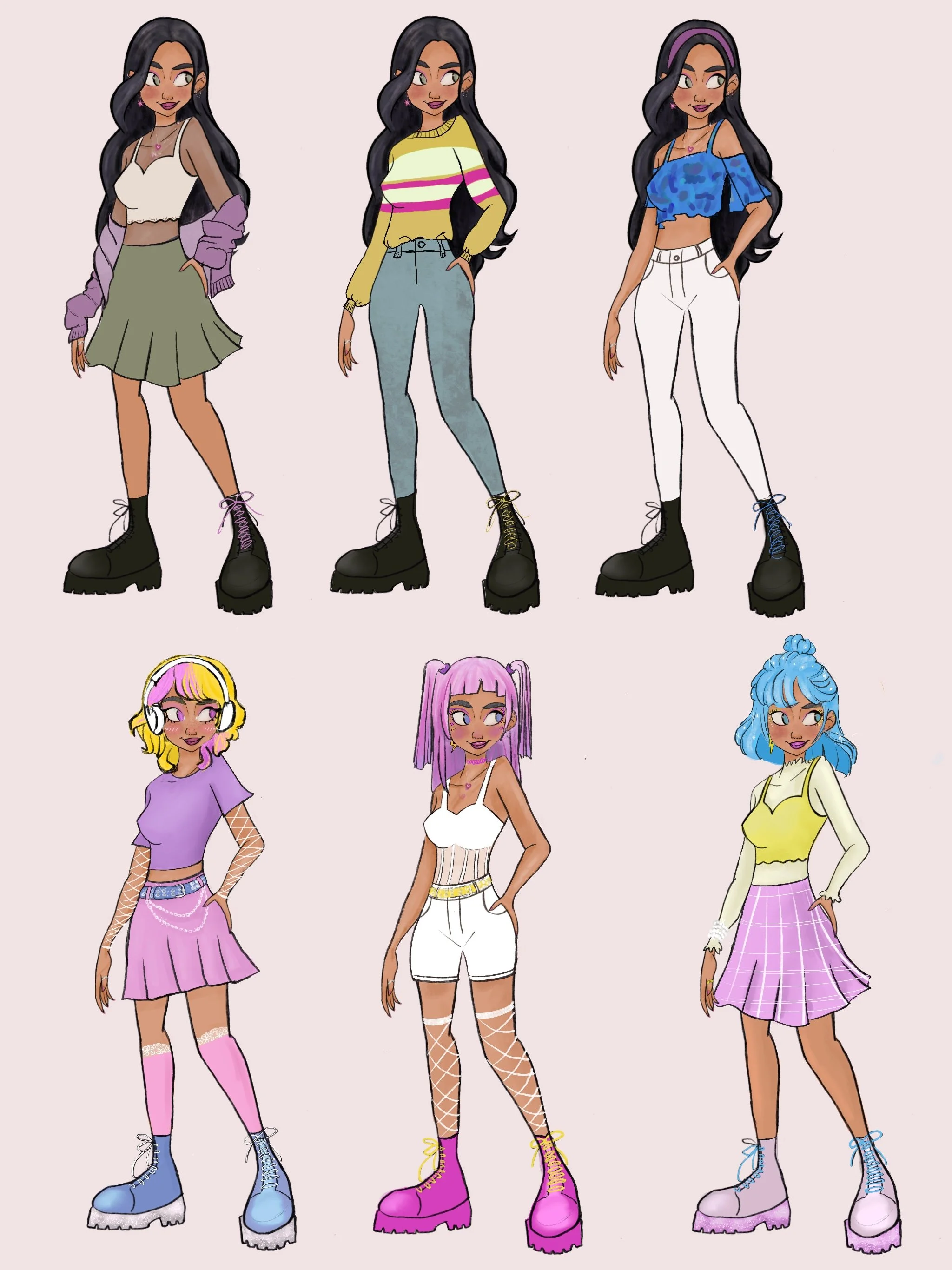 Concept Art for Jaded Wardrobe