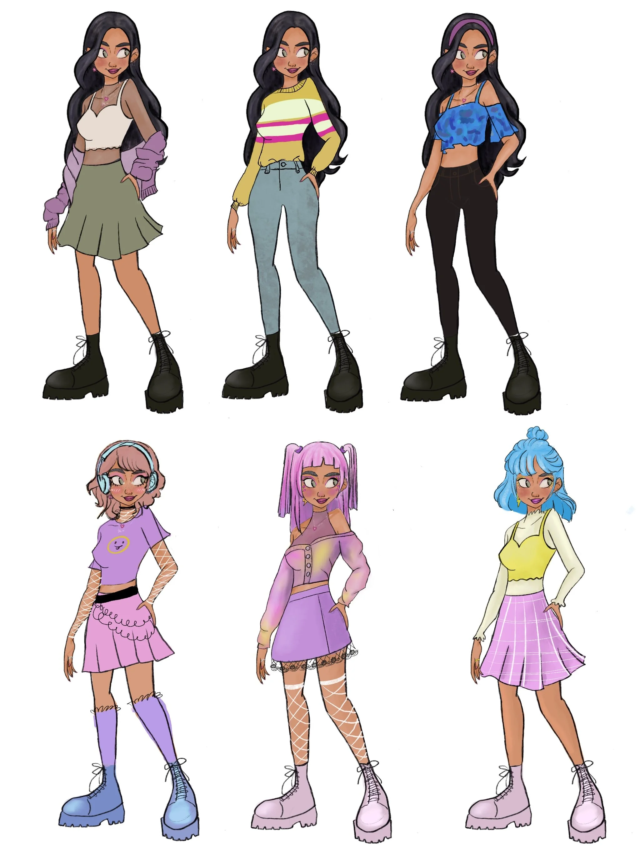 Concept Art for Jaded Wardrobe