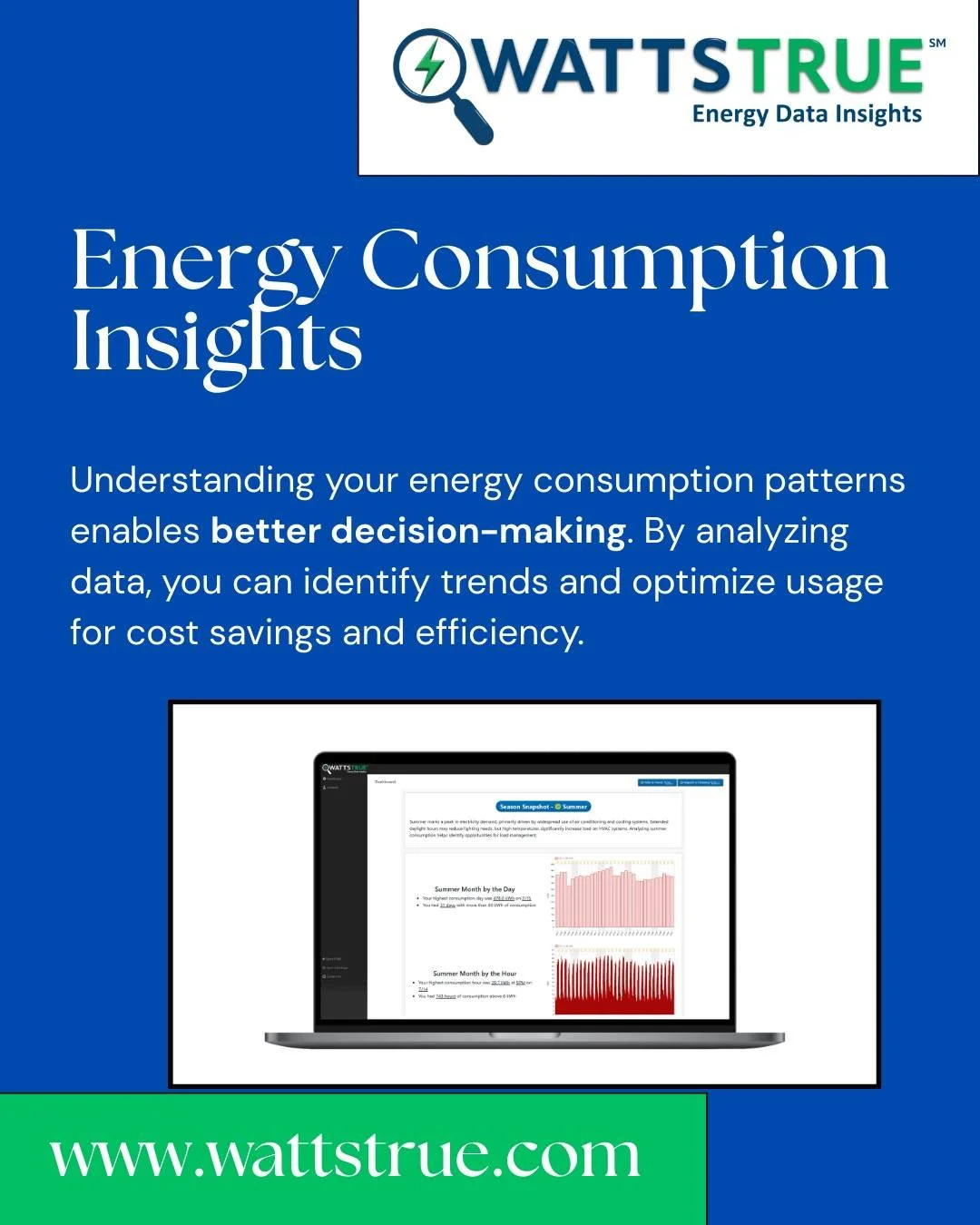 WattsTrue&trade; delivers actionable insights for commercial properties seeking peak demand control and measurable efficiency.

Trust the Data&copy; with Energy consumption insights from WATTSTRUE.

#energyanalysis #auditreport  #EnergyInsights  #Ene