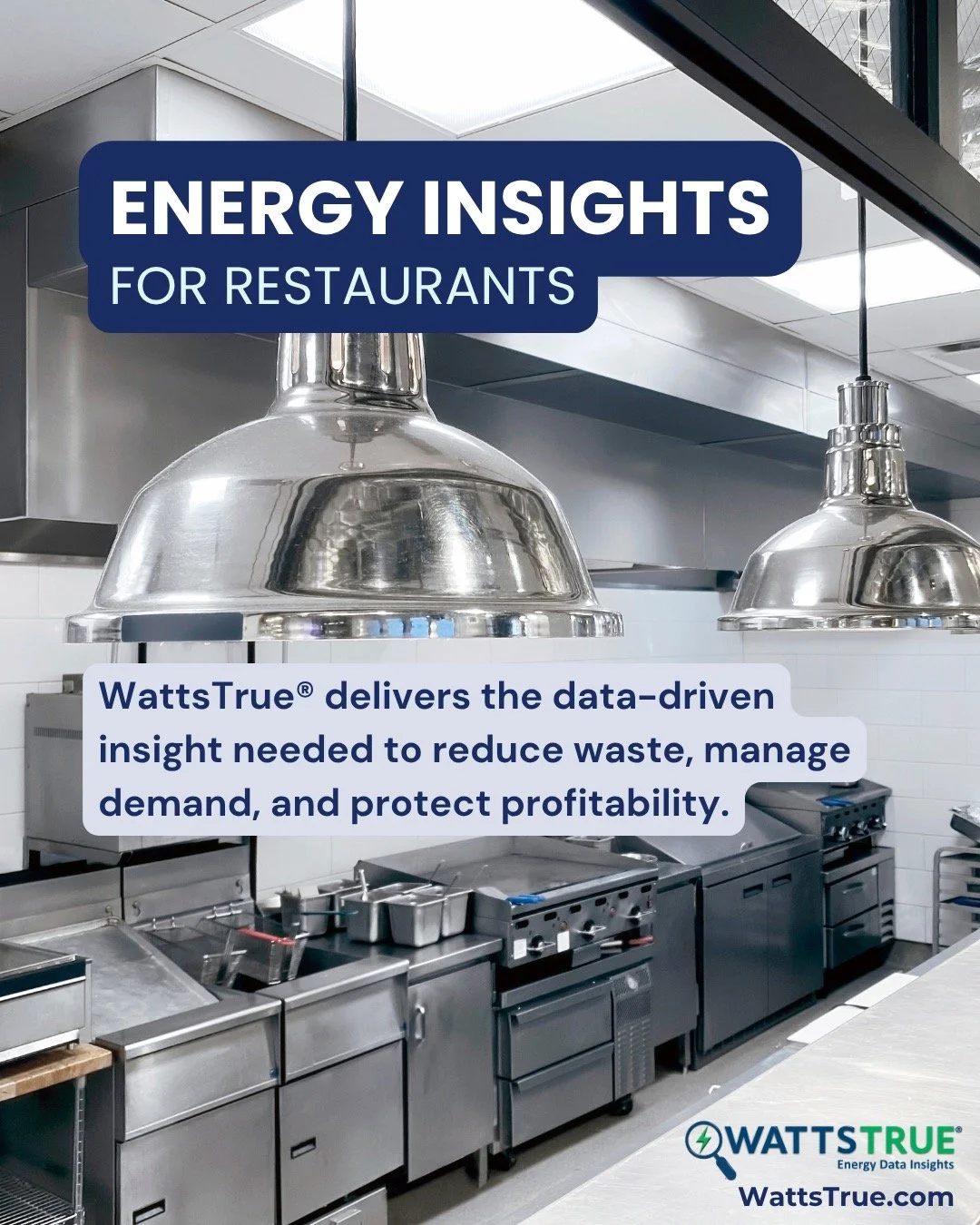 Built for Restaurant Operators. From kitchens to dining rooms, energy demand is constant. WattsTrue&reg; helps restaurant operators understand usage patterns, reduce waste, and improve operational efficiency. Learn more at WattsTrue.com 
#TrustTheDat