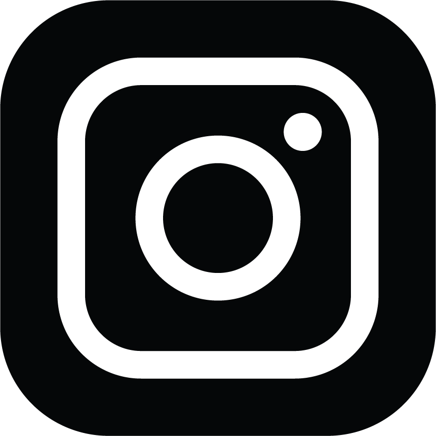 Instagram app icon in black and white.