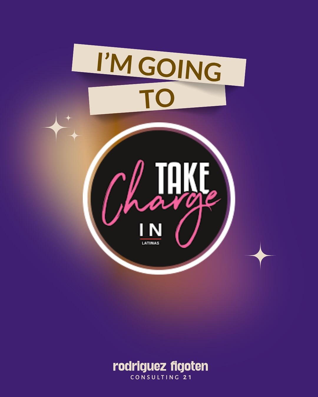 I am Taking Charge. And I think you should too. 

📍Join me on August 15th in Mountain View, CA for the Lean In Latinas Take Charge Conference where we will be focusing on Thriving in Times of Change. 

What can you expect? 
🔎Strategies for career g