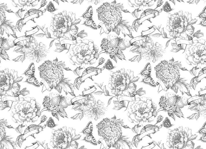 Roycycled 29x21 Paintable Blooms