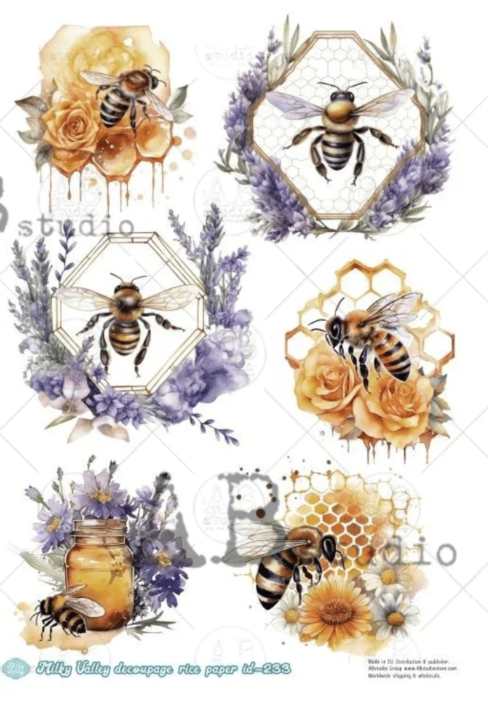 a4-honey-bee-elements-milky-valley-id-233-9334967.webp