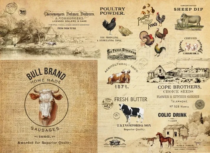 Roycycled 29x21 Barnyard Masterboard