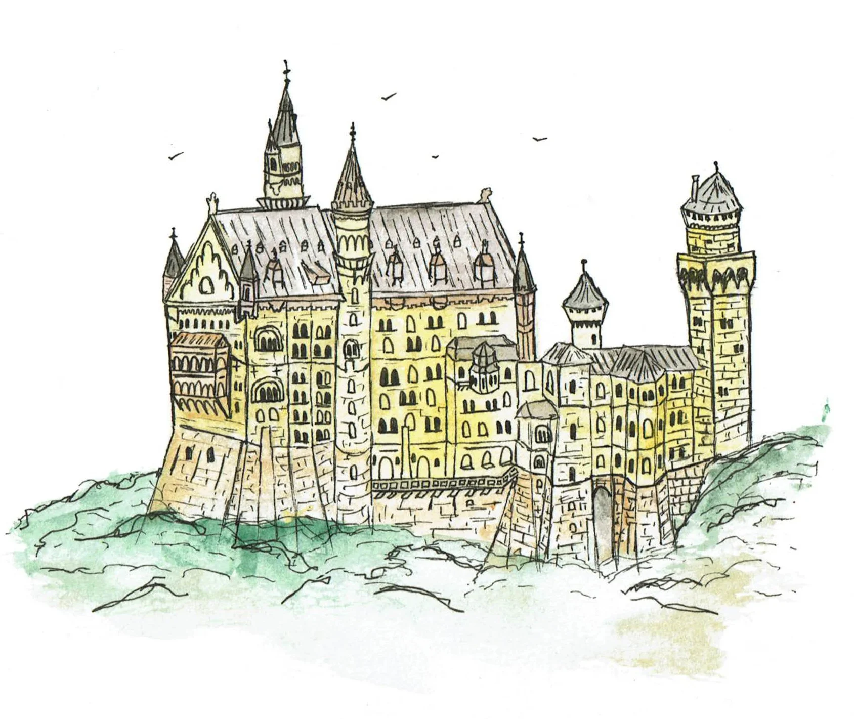 Neuschwanstein Castle (Germany) To Print.jpg