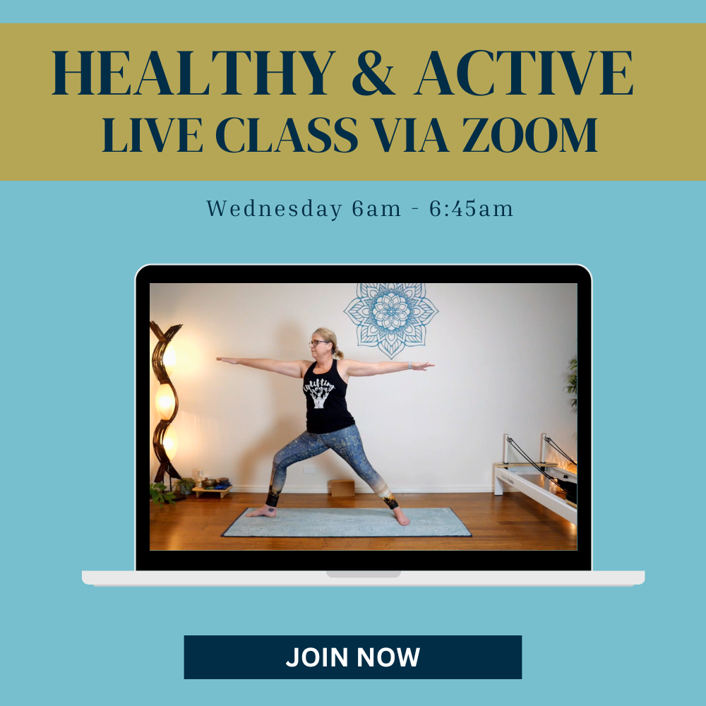 Healthy & Active Program - Live yoga classes via Zoom