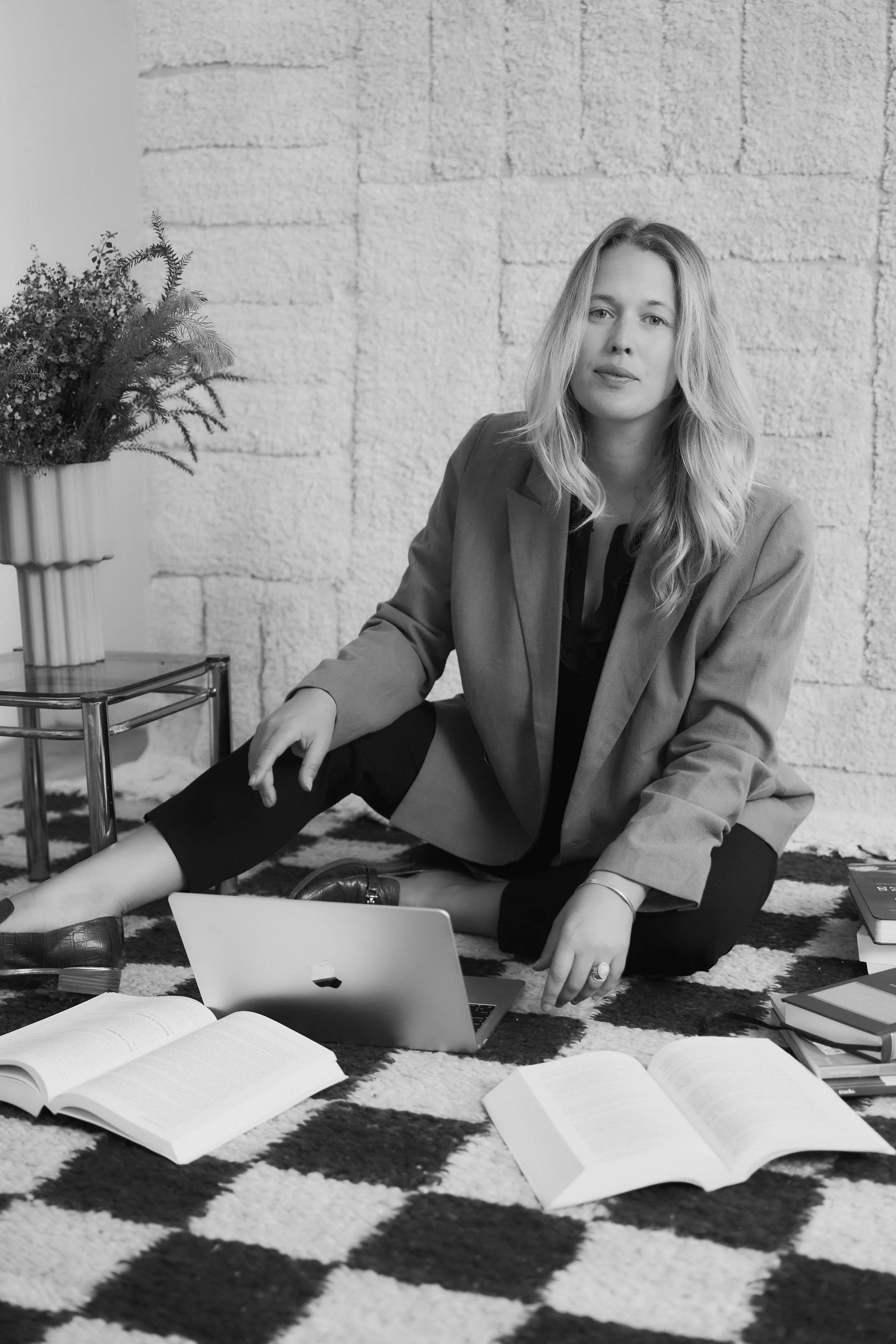 Rebecca McAllum, commercial lawyer at Jan Juc Legal, reviewing contracts for a small business client in Torquay, Surf Coast