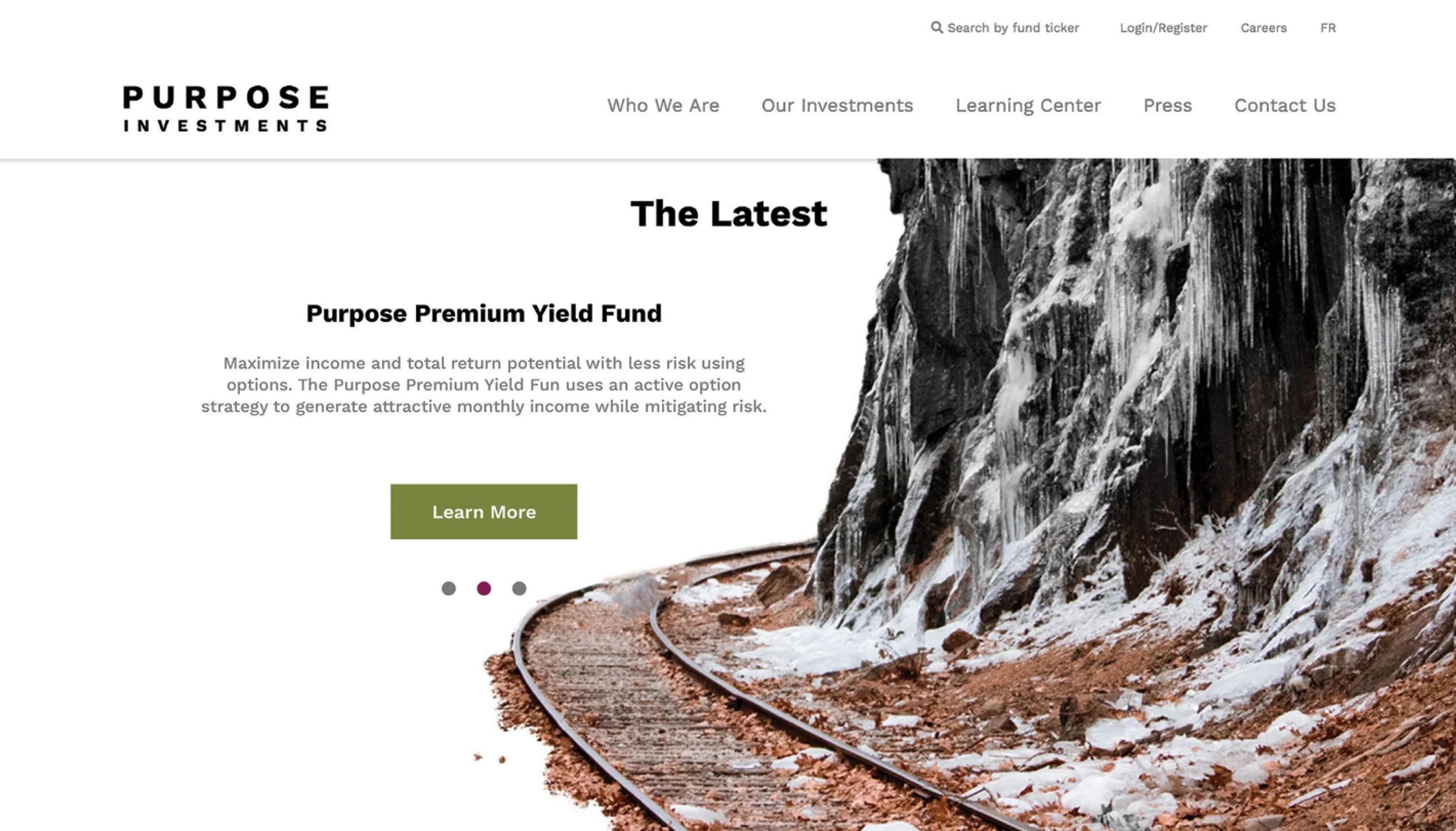 Home Page - Web Design Mockups and Ideation