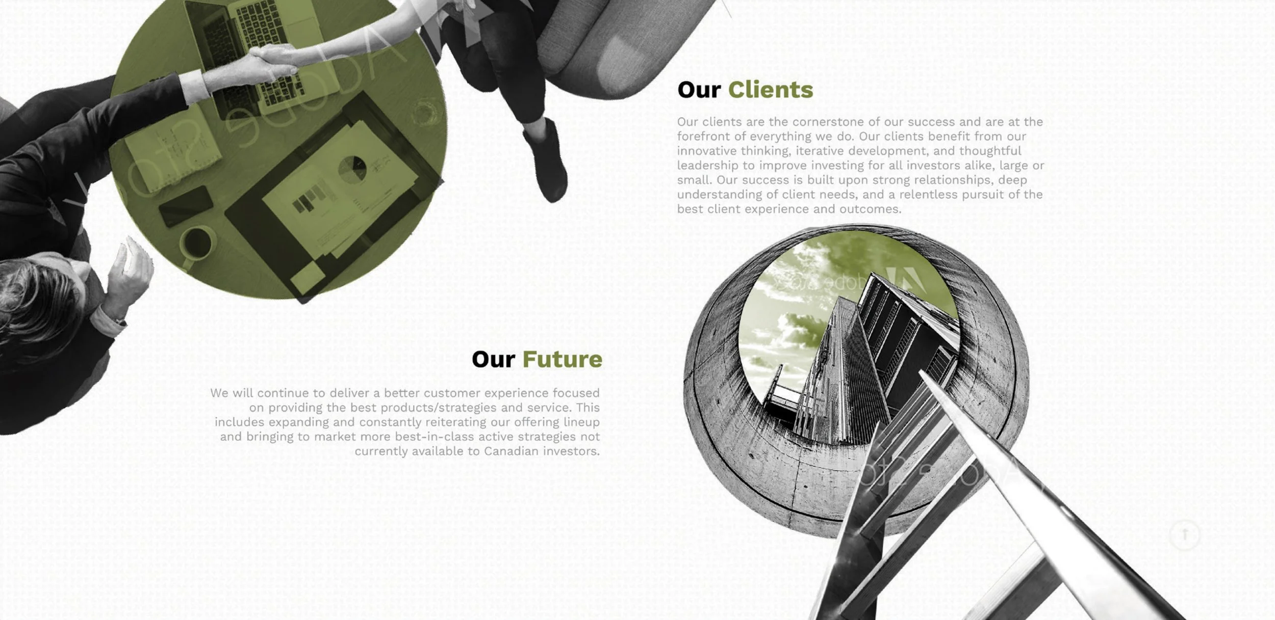 Home Page - Web Design Mockups and Ideation
