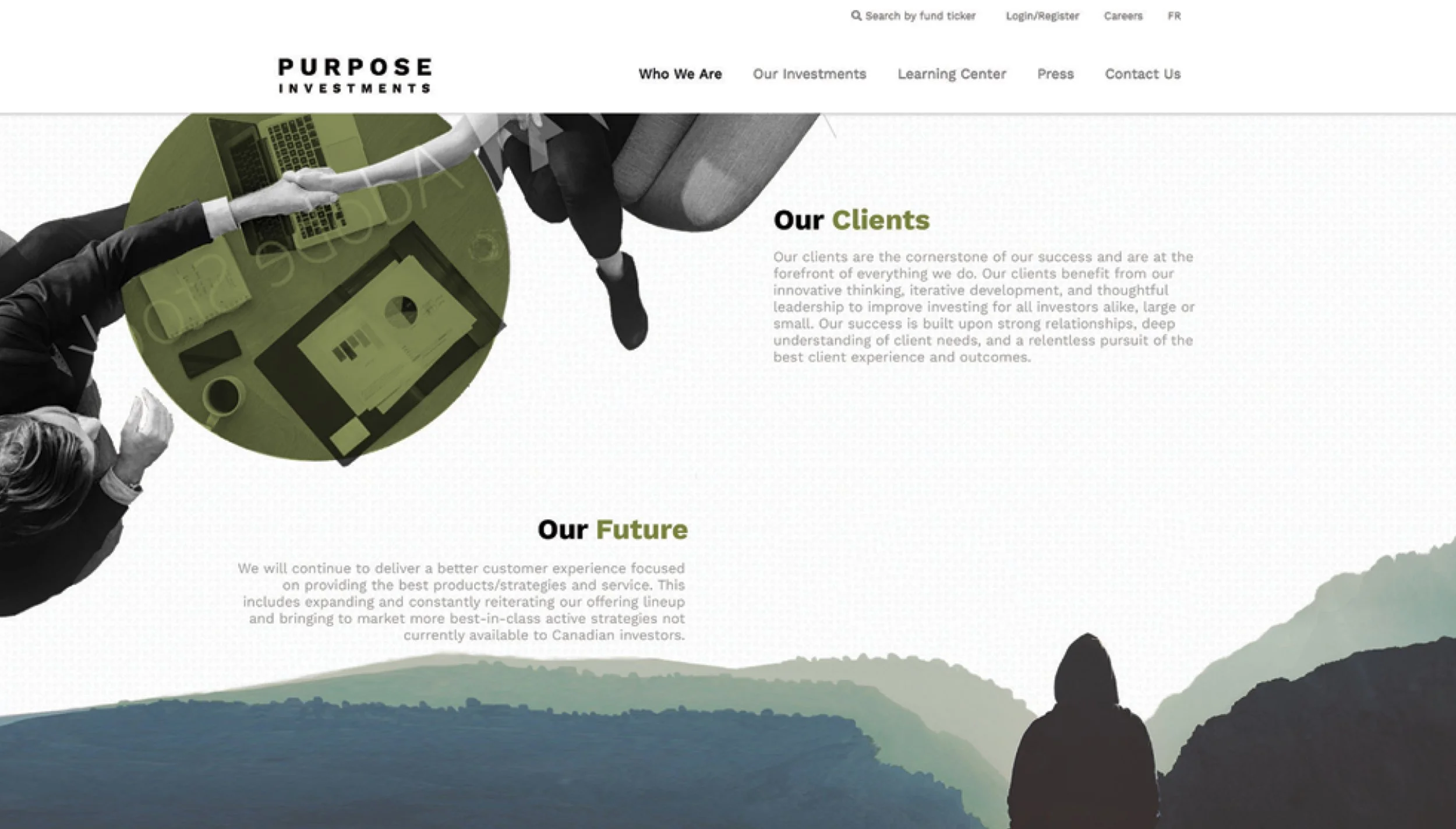 Home Page - Web Design Mockups and Ideation