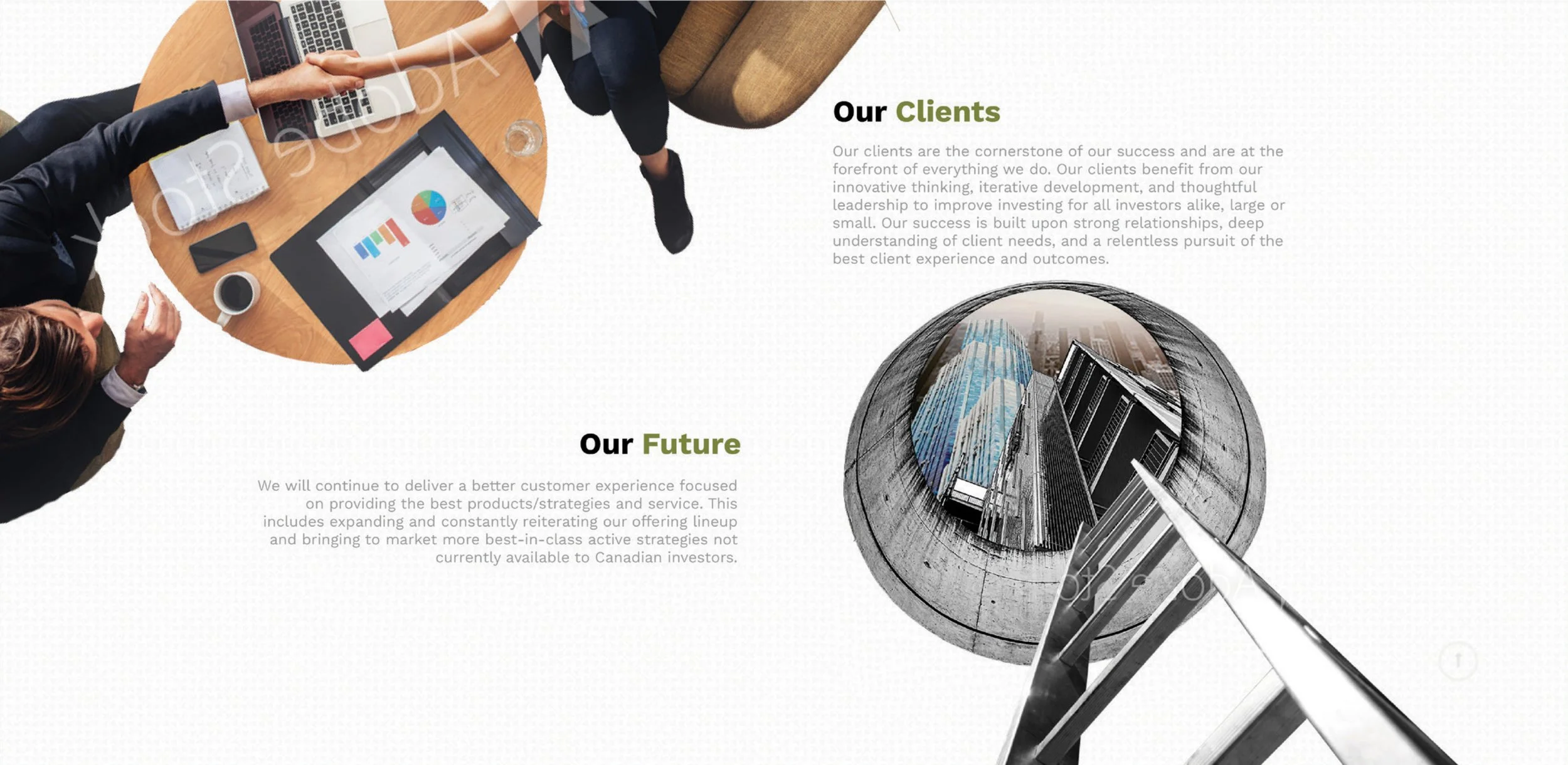 Home Page - Web Design Mockups and Ideation