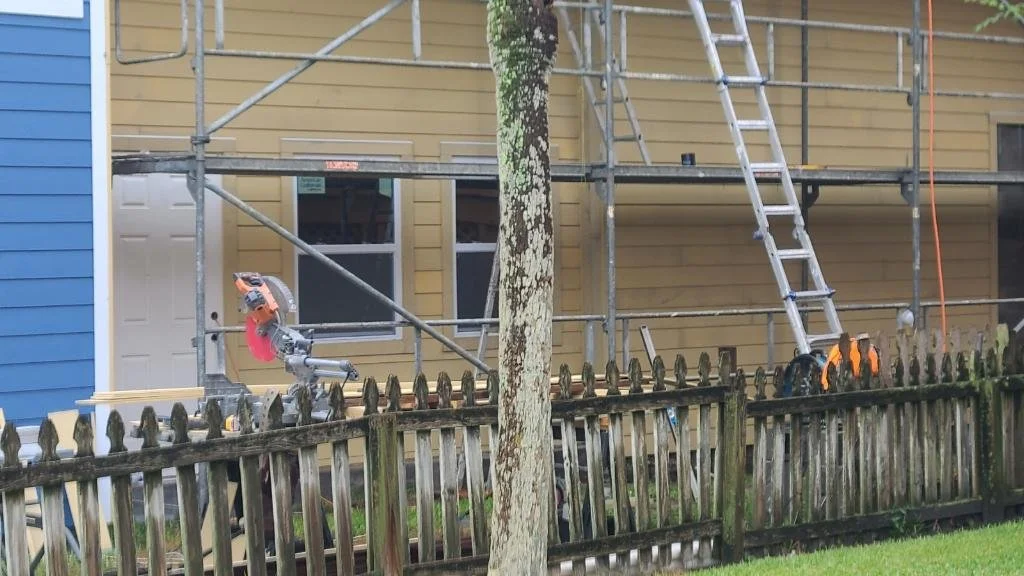 Commercial siding installation by Vital Solutions Contracting