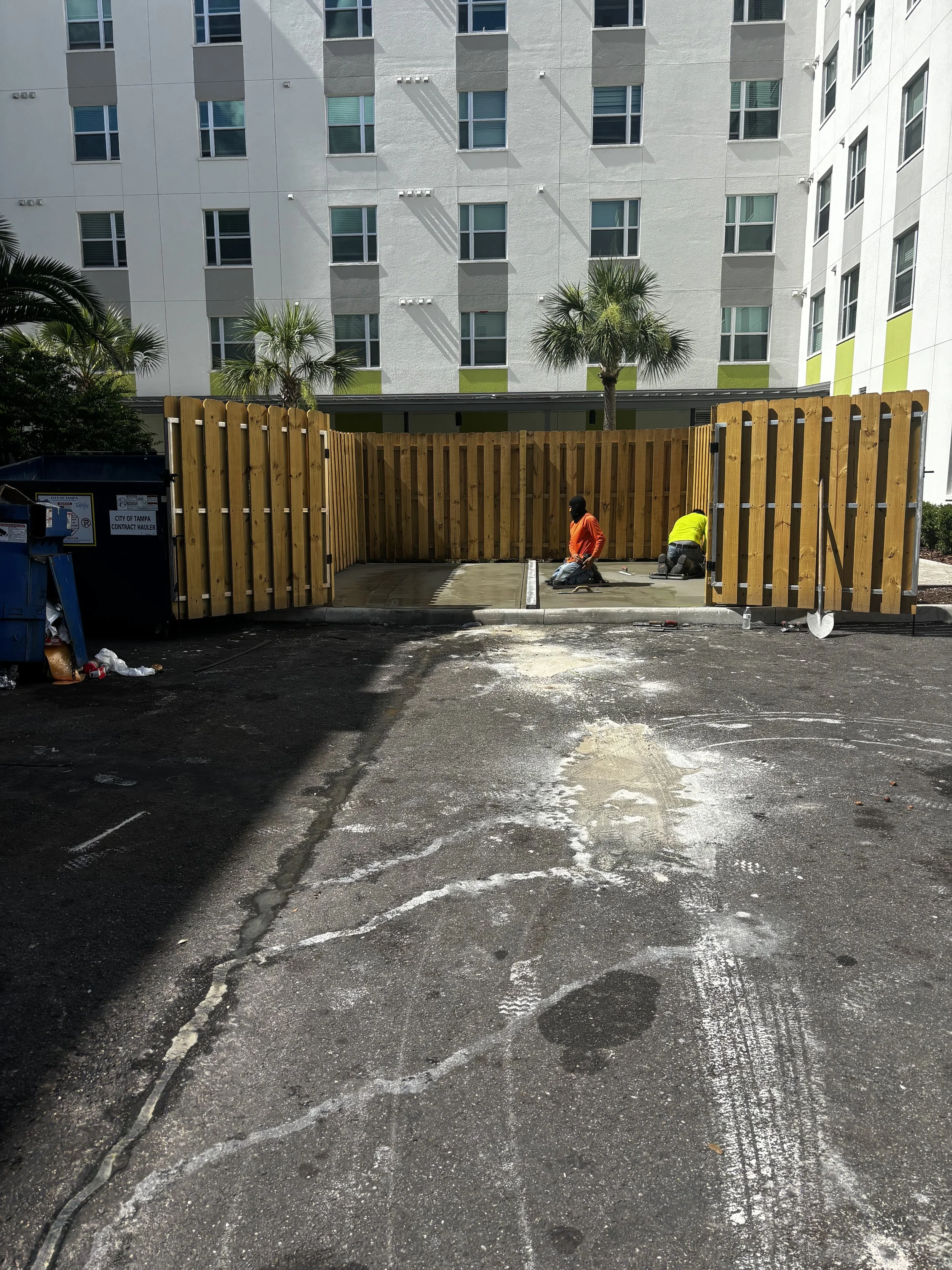 Commercial concrete flatwork project by Vital Solutions Contracting