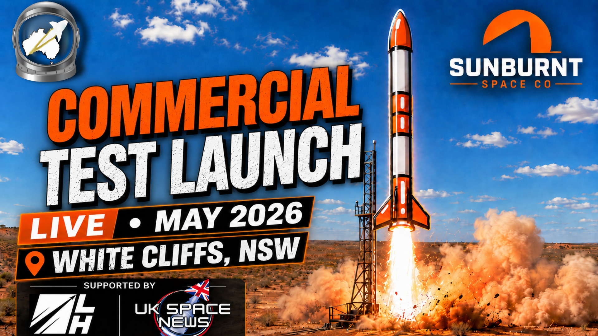 Commercial Test Launch White Cliffs New South Wales