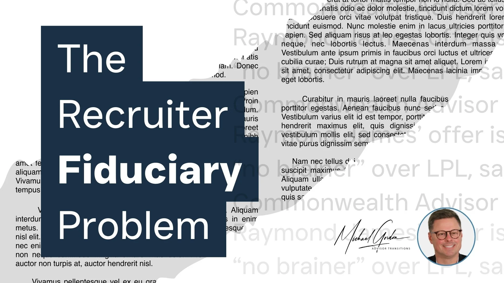 What the Commonwealth Transition Reminds Us About Recruiters