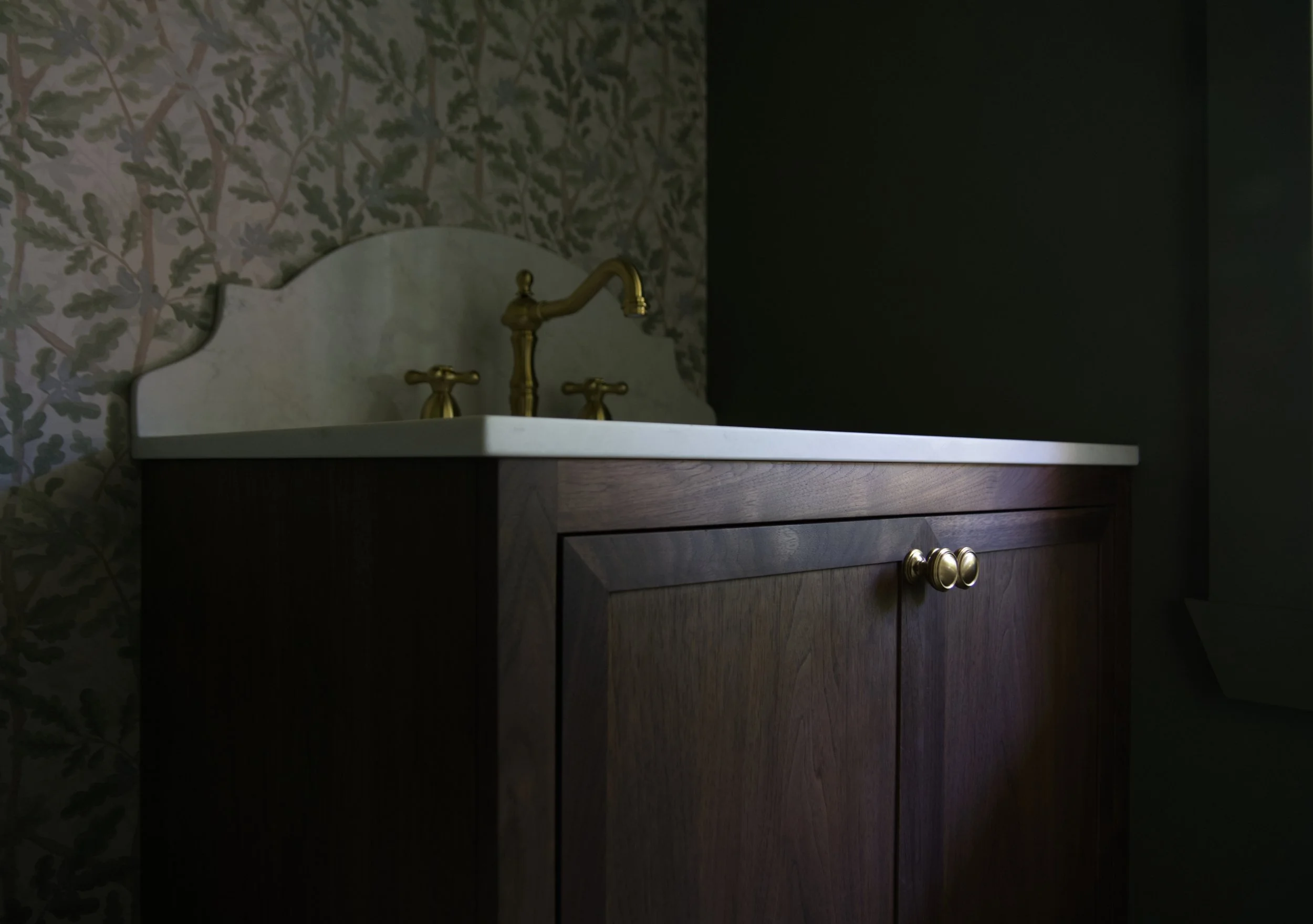 La vanité Bosco en noyer 