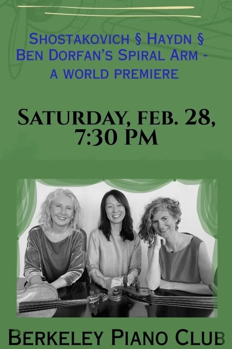 Earhart Trio at Berkeley Piano Club