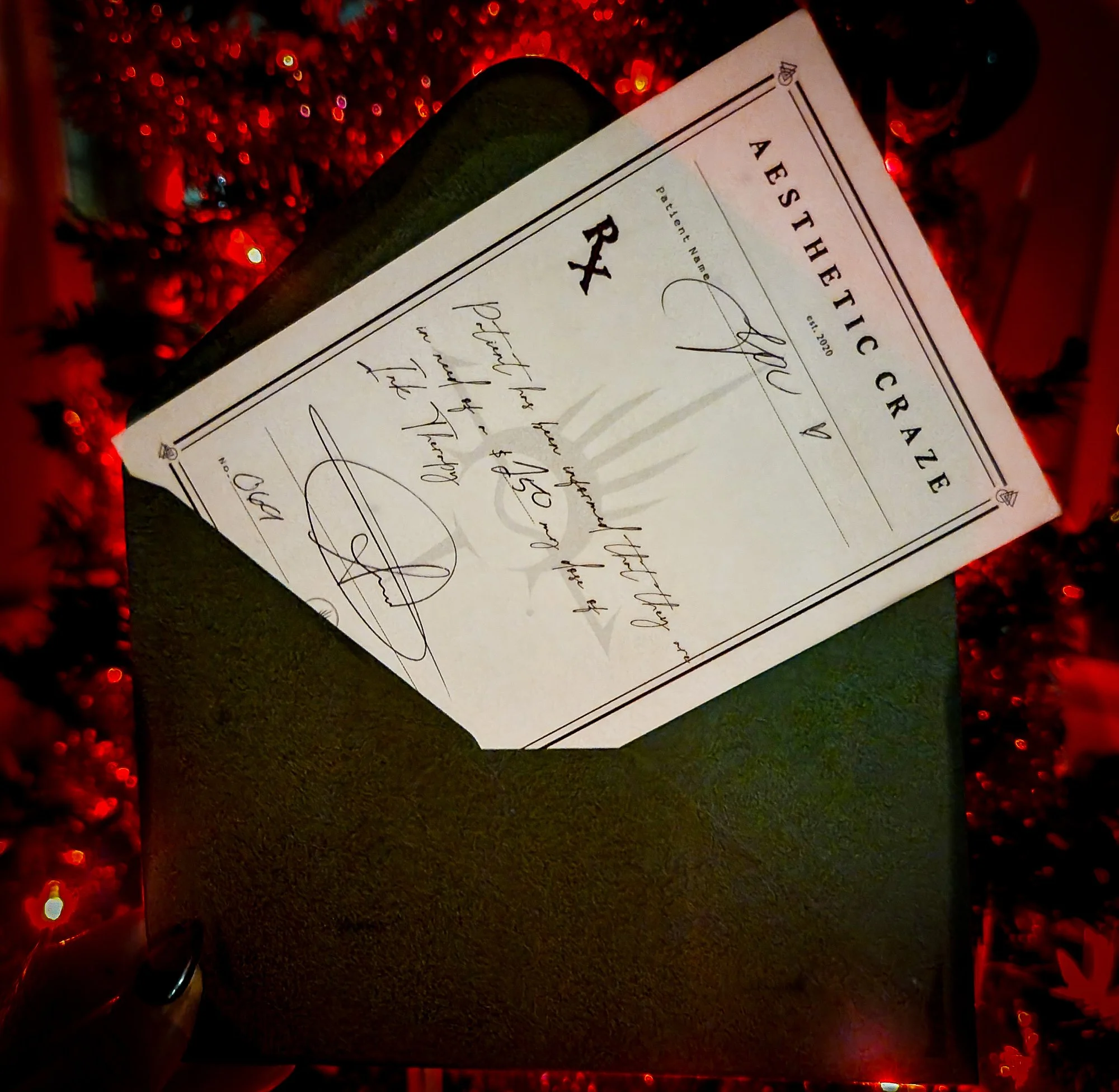 RX "Ink Therapy” Prescription Voucher