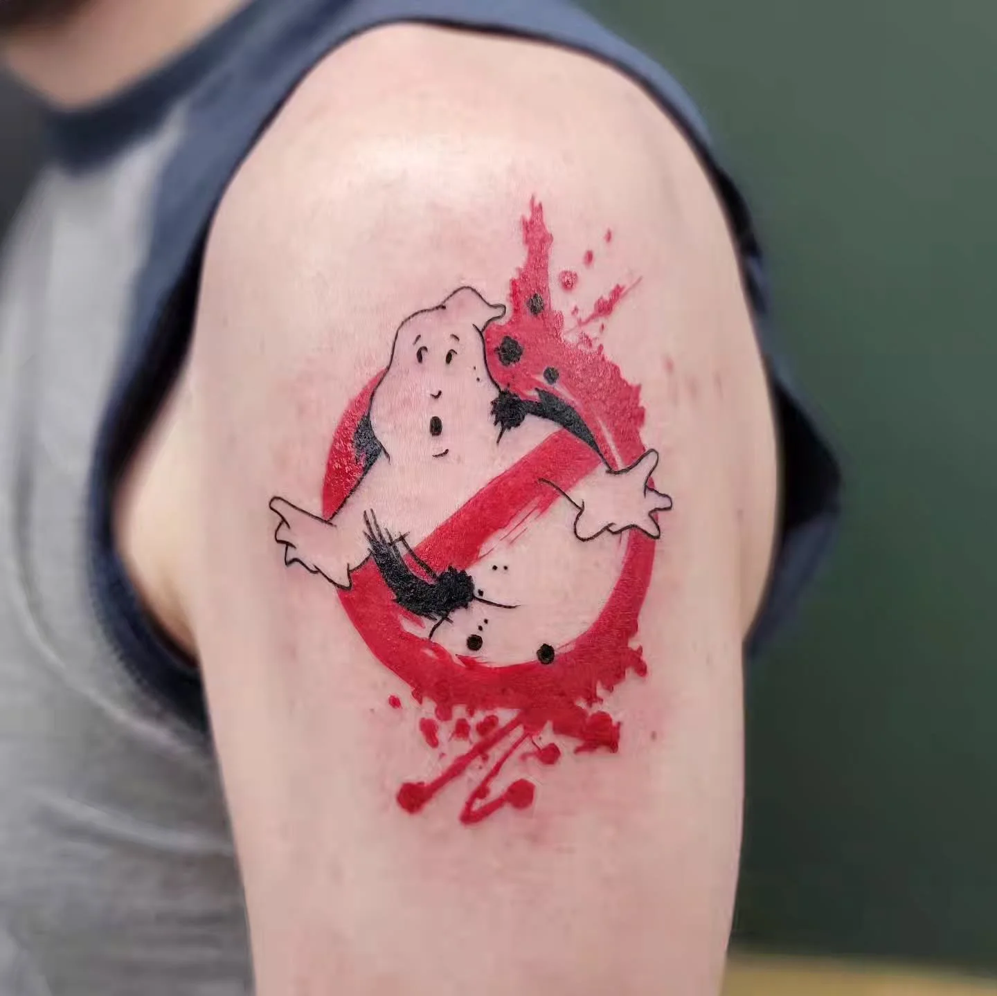 Tattoo by @aestheticcraze

#Ghostbusters #nerdytattoos #colorsplash #fortcollinstattooartist #fortcollinstattoo #blacksheepfoco #aestheticcraze