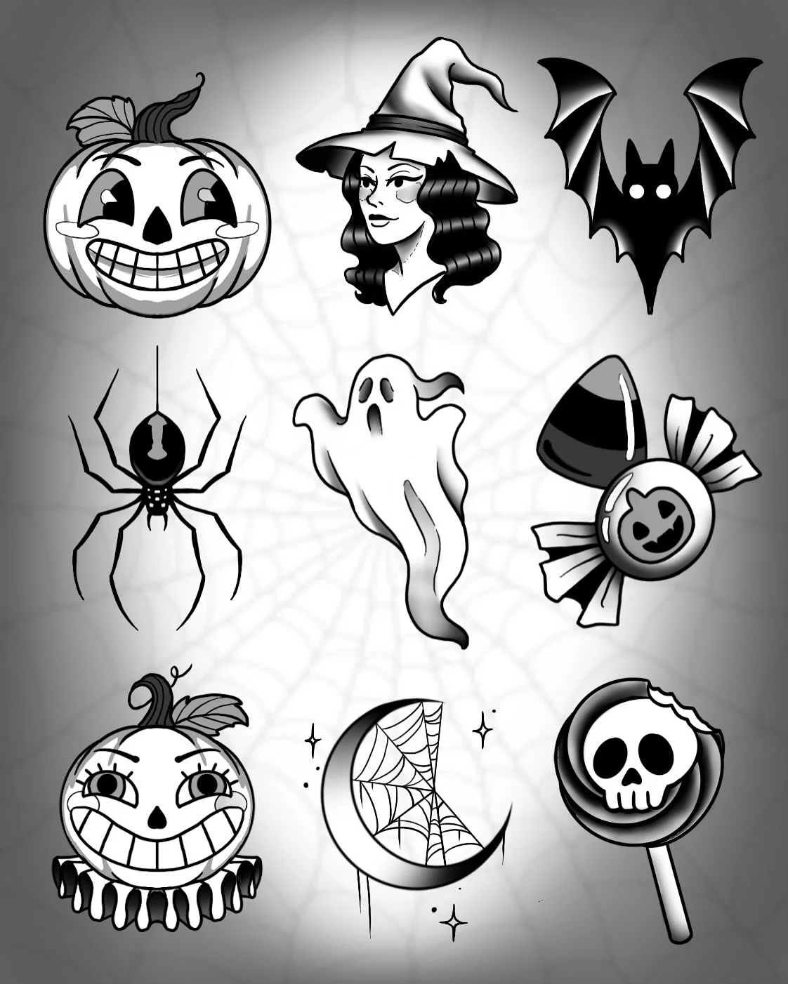 Flash art for our full moon market event 👻
.
#fullmoonmarket #flashevent #focoevent #blacksheepfoco #artmarket
