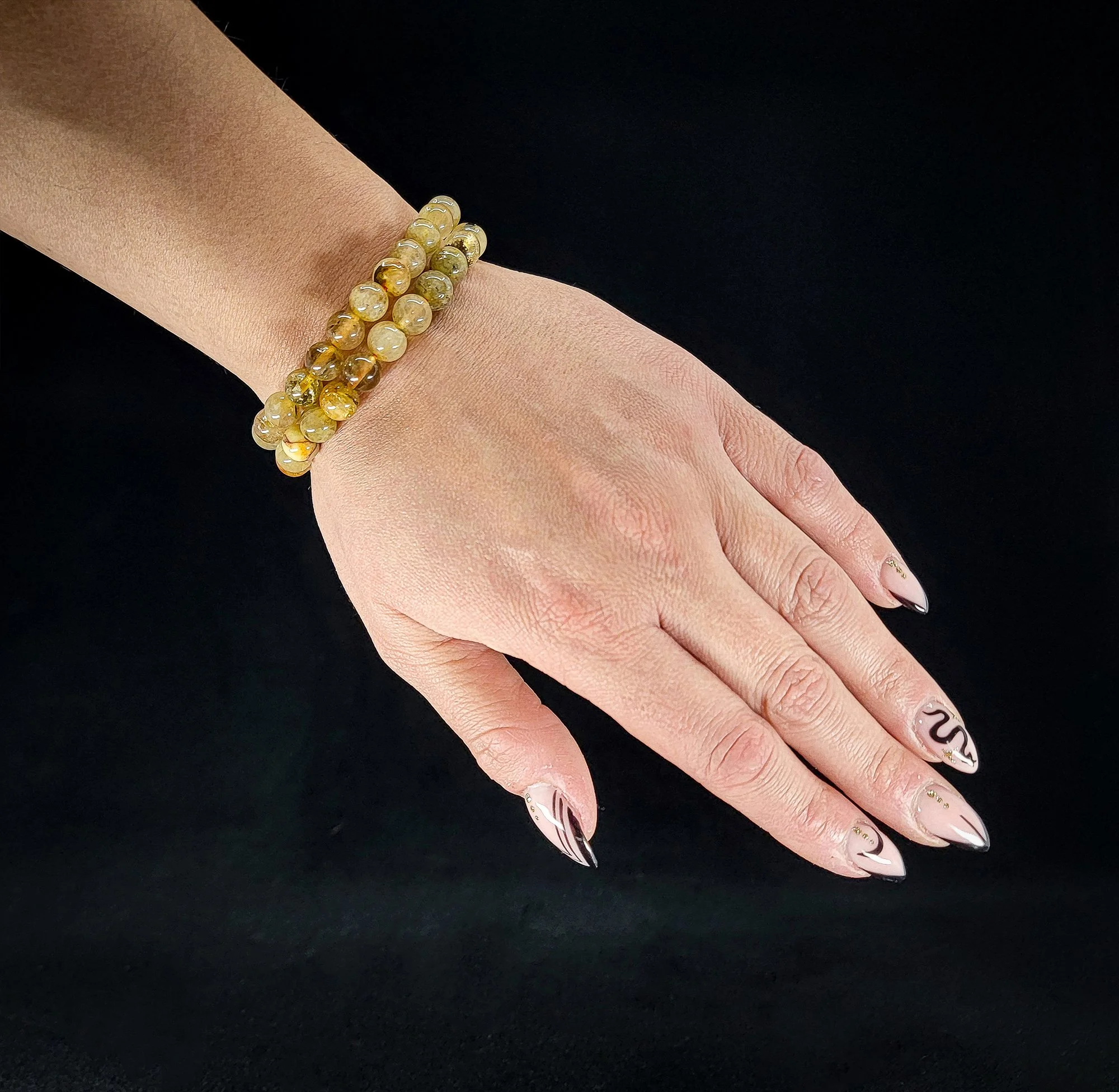 Golden Rutilated Quartz 8mm