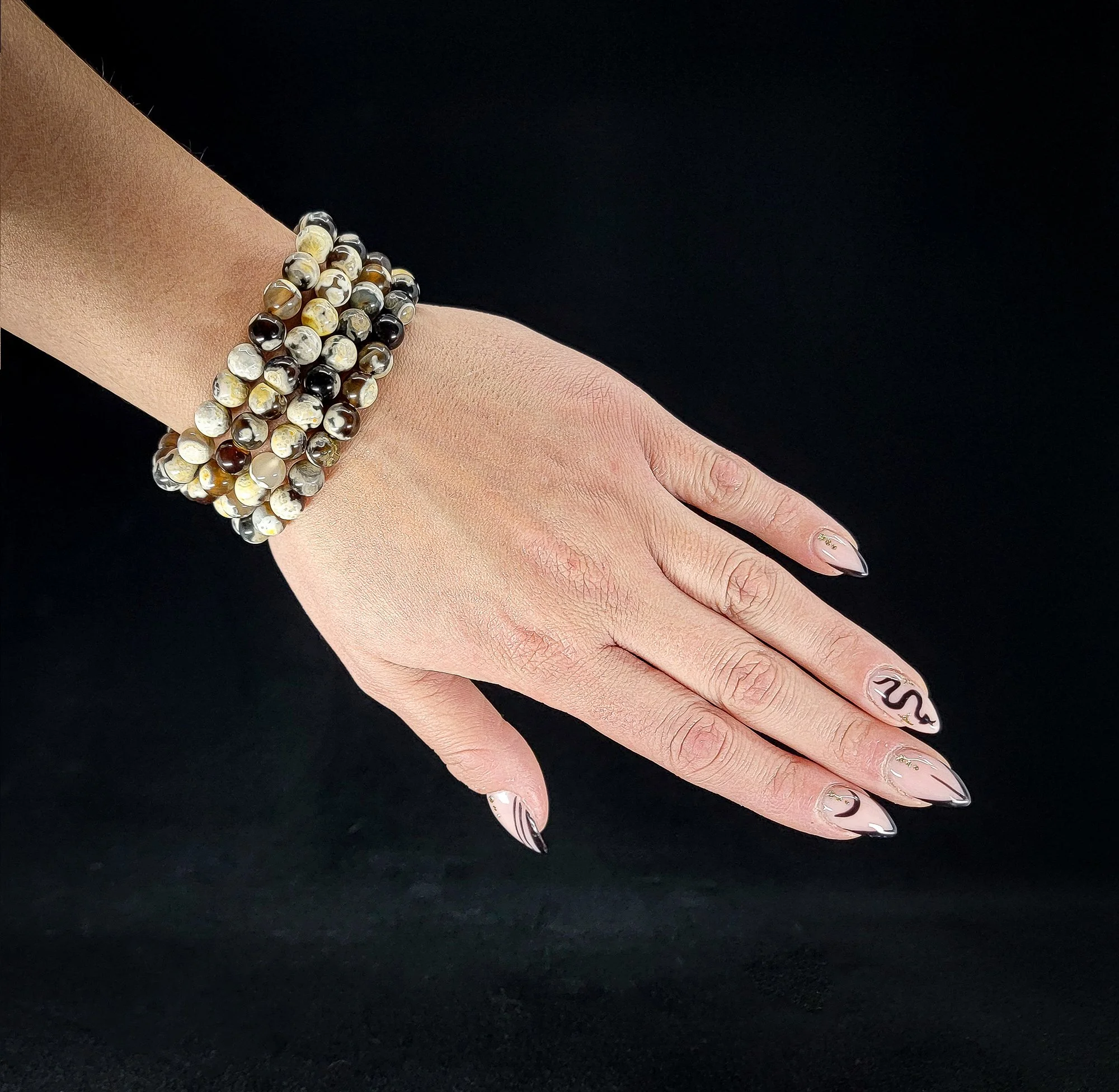 Yellow Orca Agate 8mm