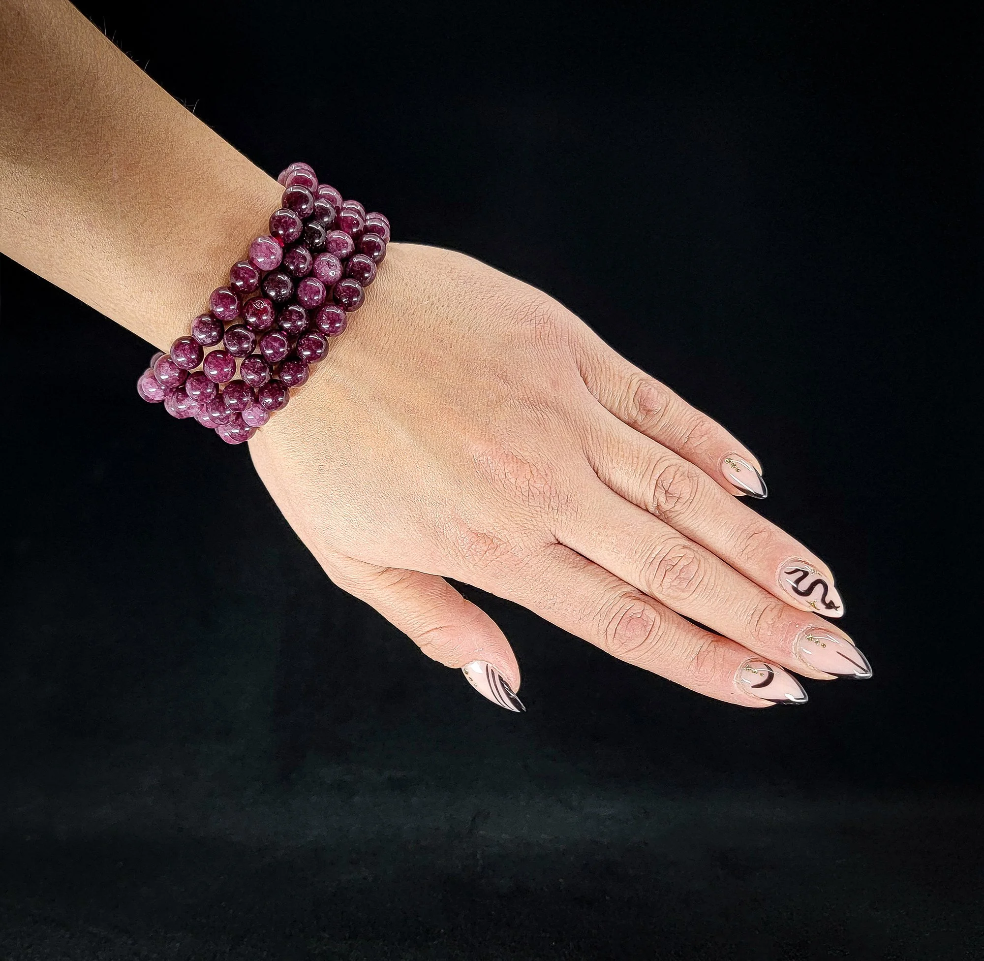 Purple Lepidolite 8mm