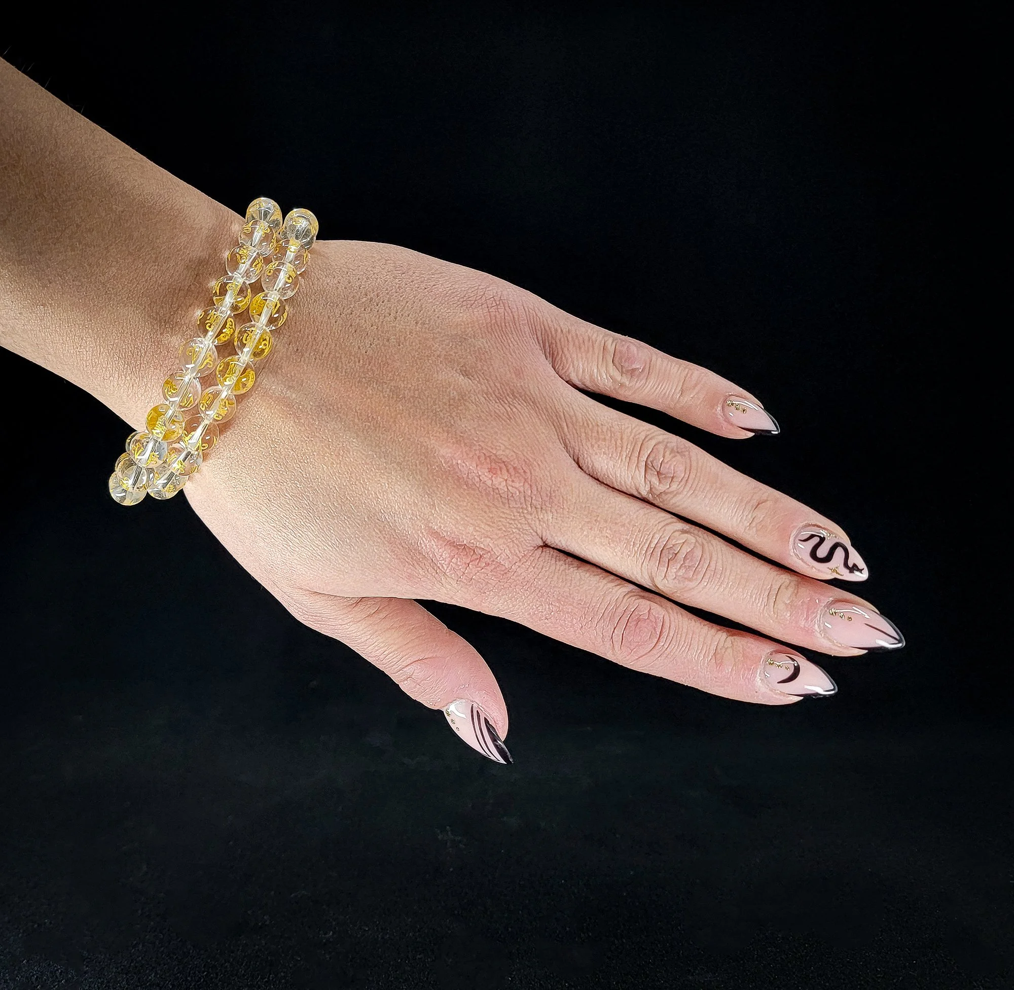 Clear Quartz Mantra 8mm