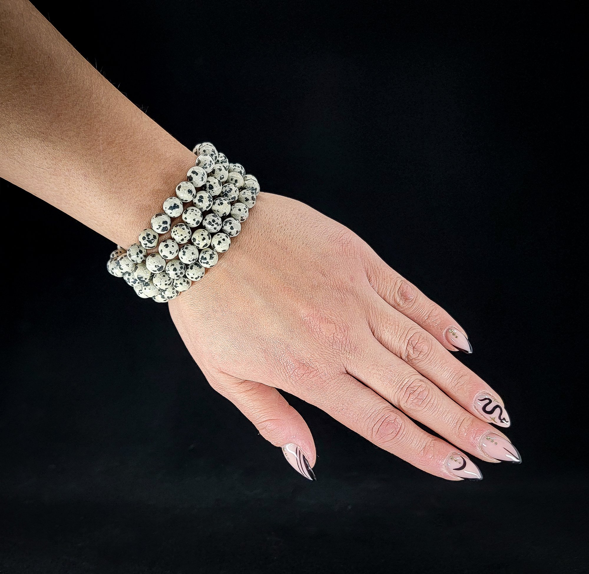 Dalmatian Jasper 8mm