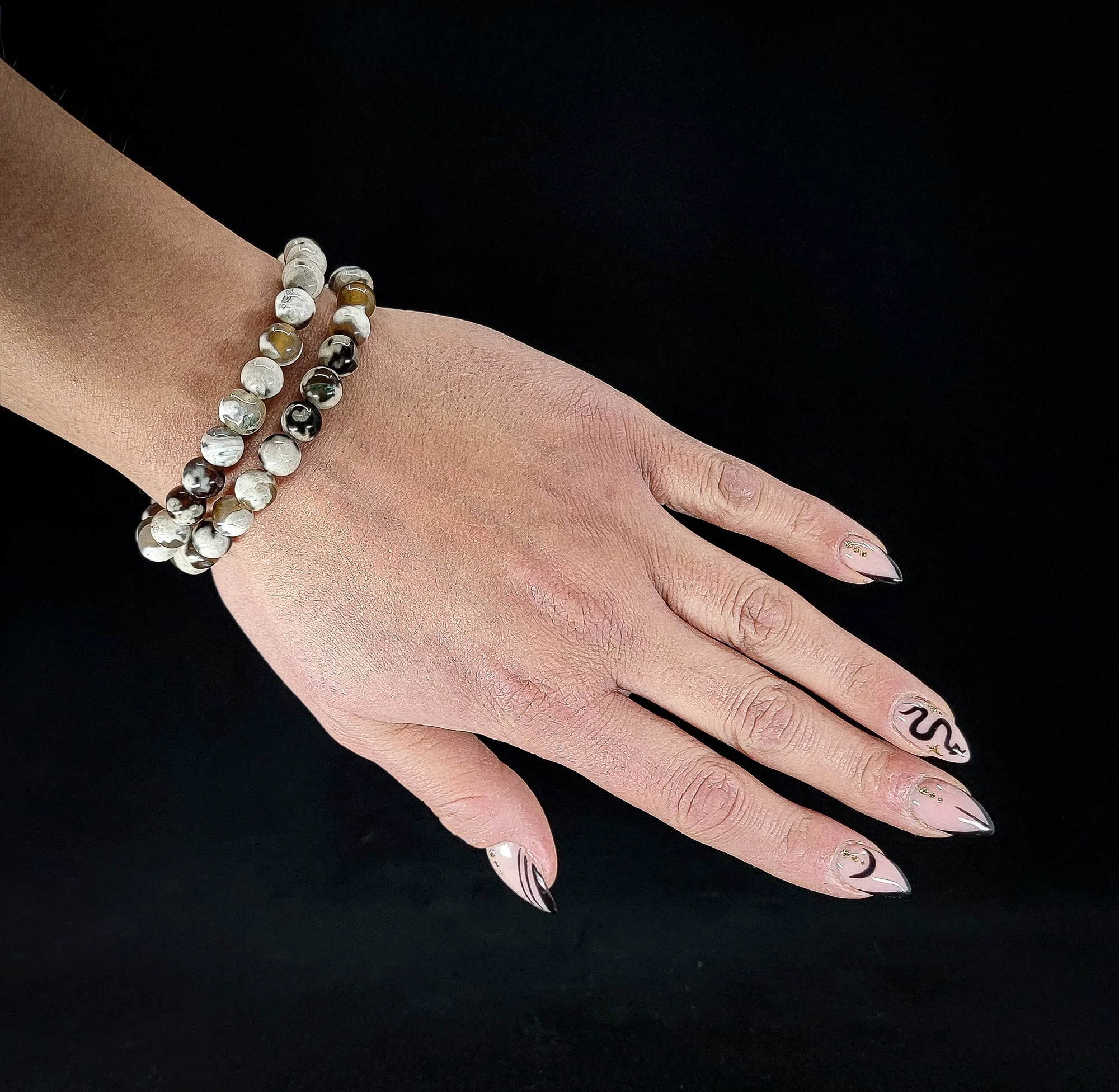 Brown Orca Agate 8mm