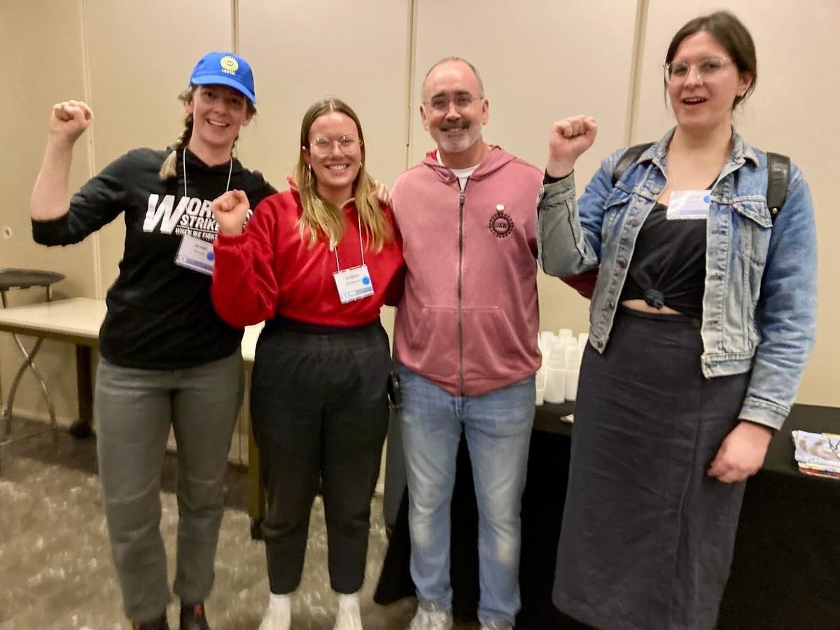 EXCLUSIVE INTERVIEW: We asked @UAW president @shawnfainUAW about plans to organize the unorganized and if the union should rescind their endorsement of @joebiden bc he won&rsquo;t support a #ceasefire. We also spoke to rank and file workers at @amazo