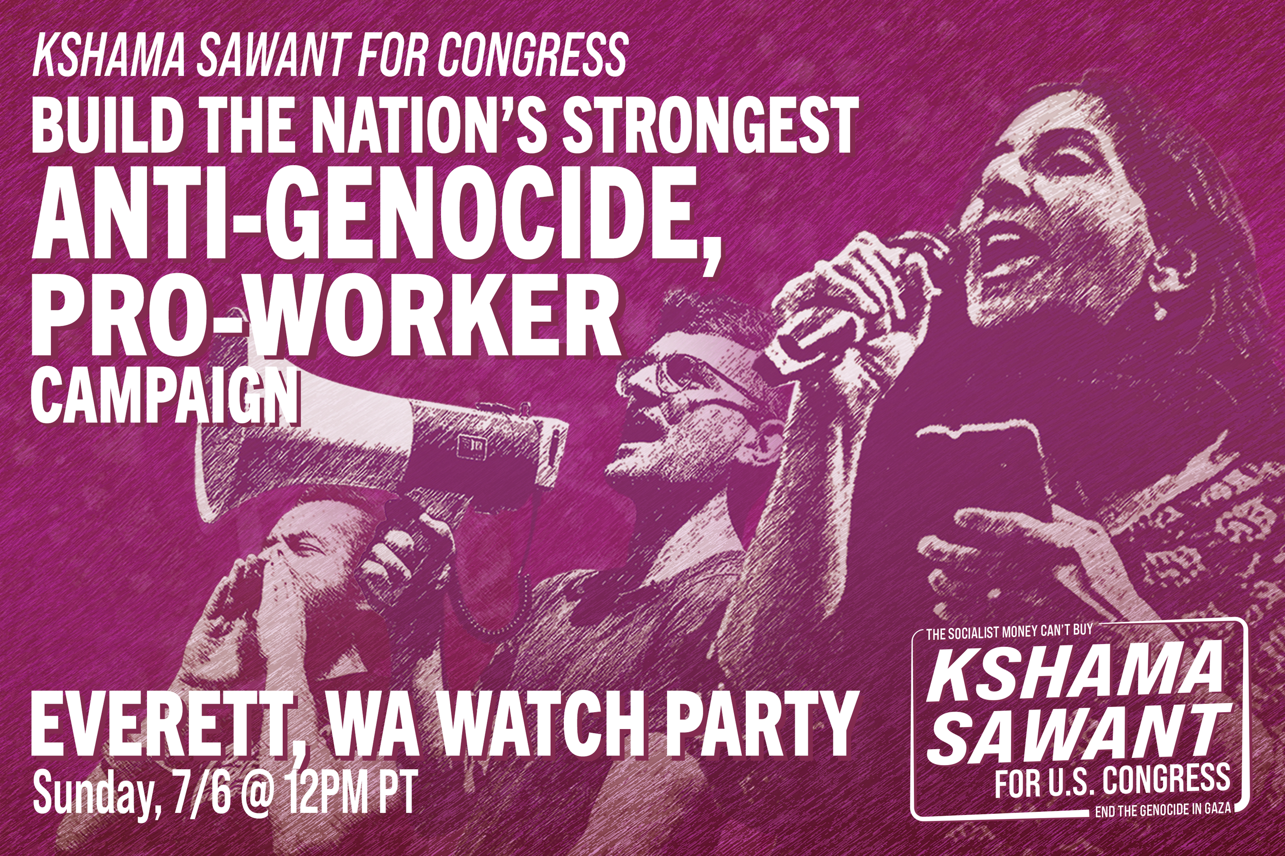 KSHAMA SAWANT FOR U.S. Congress — Everett Meeting