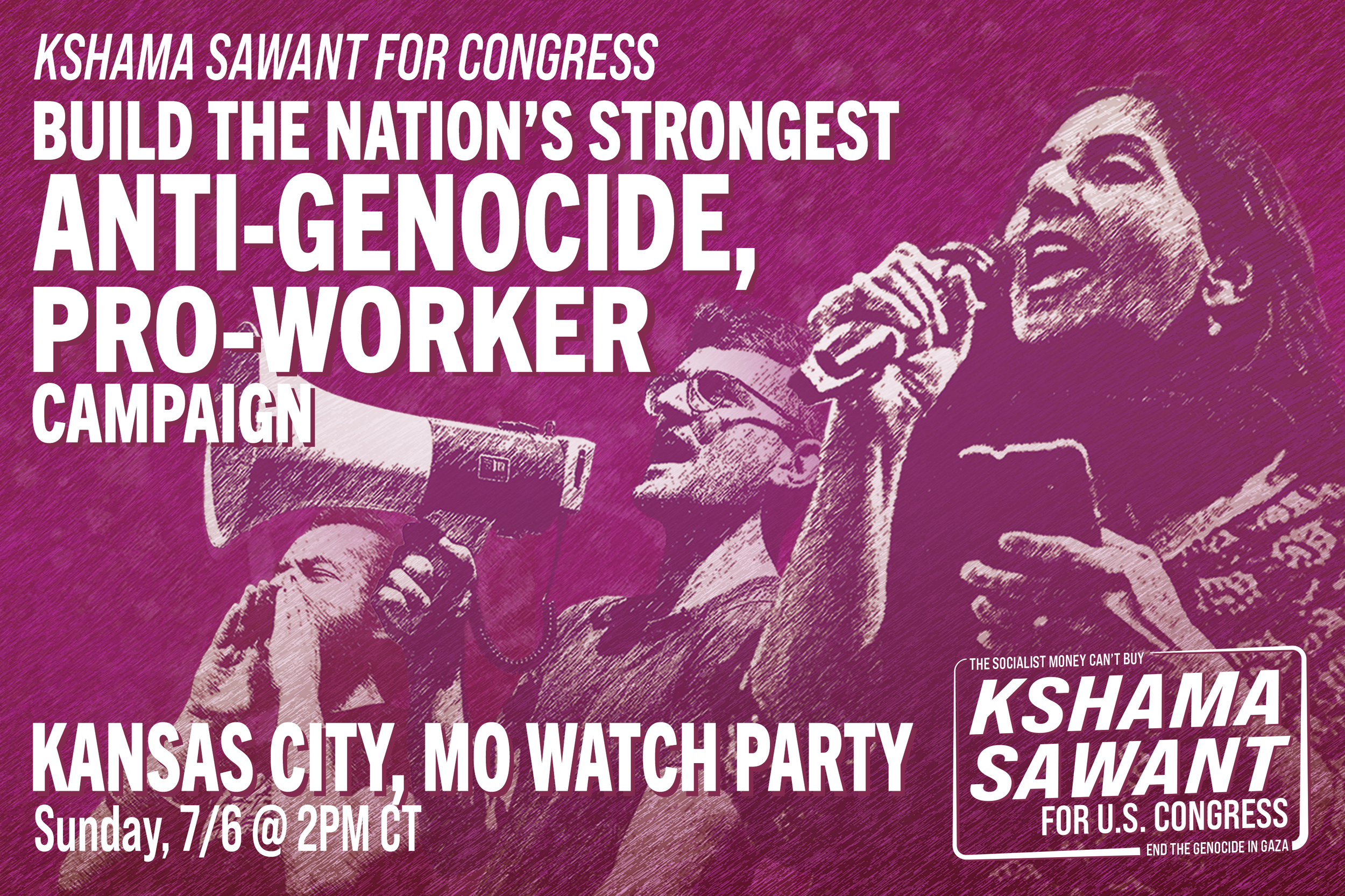 KSHAMA SAWANT FOR U.S. Congress — Kansas City Meeting