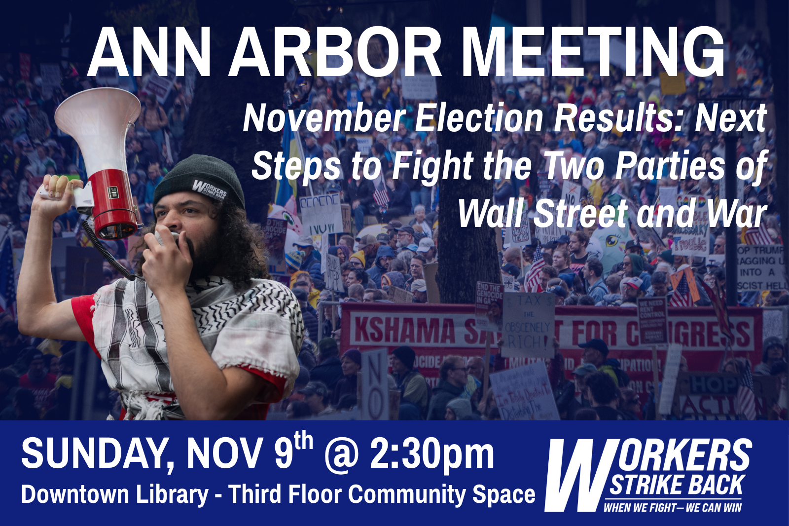 ANN ARBOR MEETING — Democrats in Crisis — Time to Build an Independent Movement