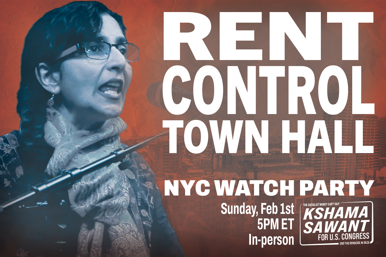 New York — Rent Control Town Hall Meeting
