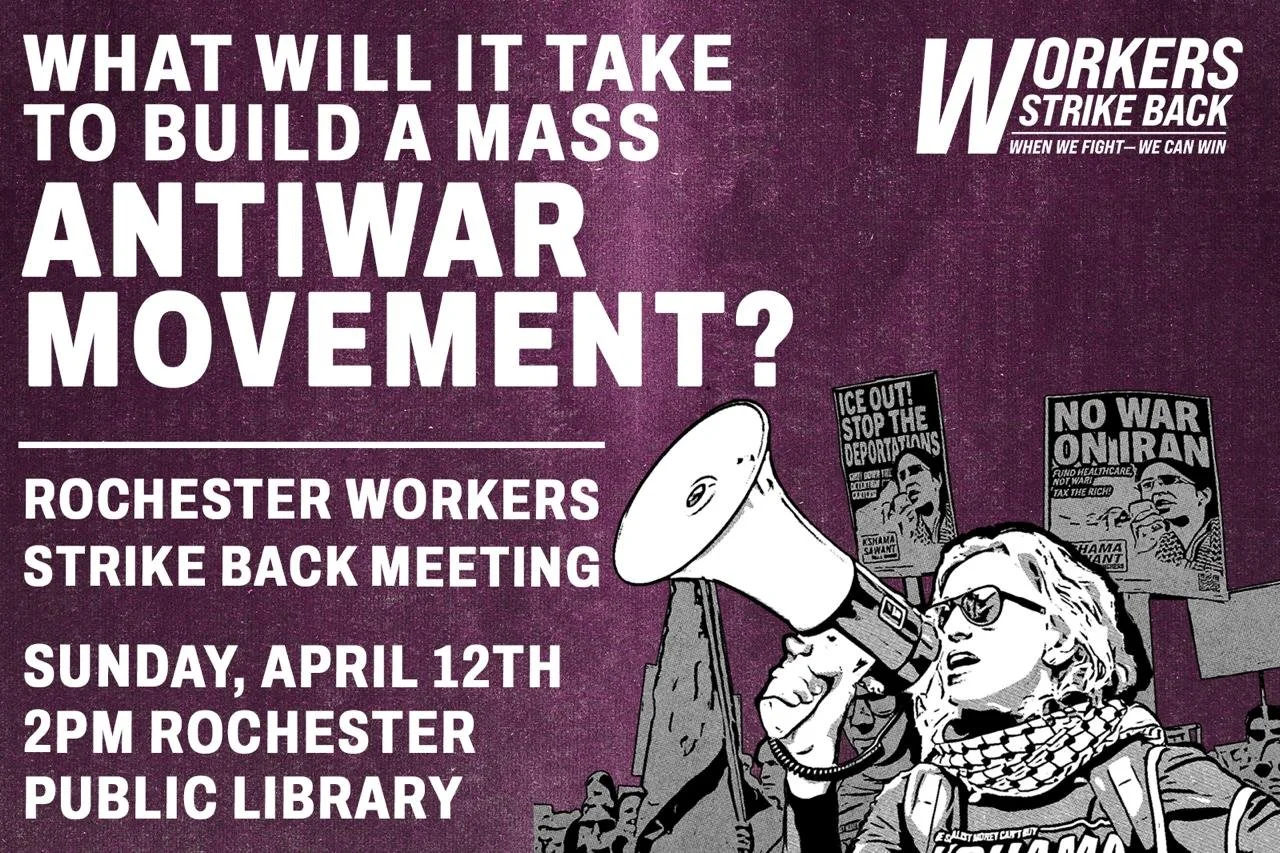 ROCHESTER, MN April Meeting: WHAT WILL IT TAKE TO BUILD A MASS ANTIWAR MOVEMENT? - 2pm CT