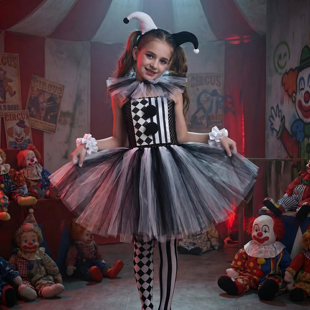 Circus Clown (Black & White)