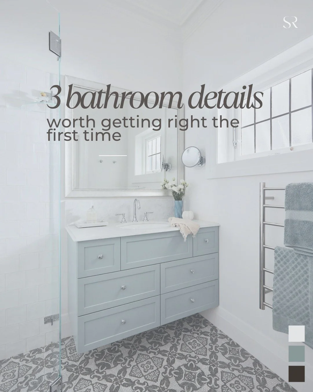 The small decisions that make a bathroom feel truly finished, and exactly the kind of thing we love helping our clients navigate. #InteriorDesignAustralia #sydneyinteriordesigners #australianinteriordesign #bathroominteriordesign
