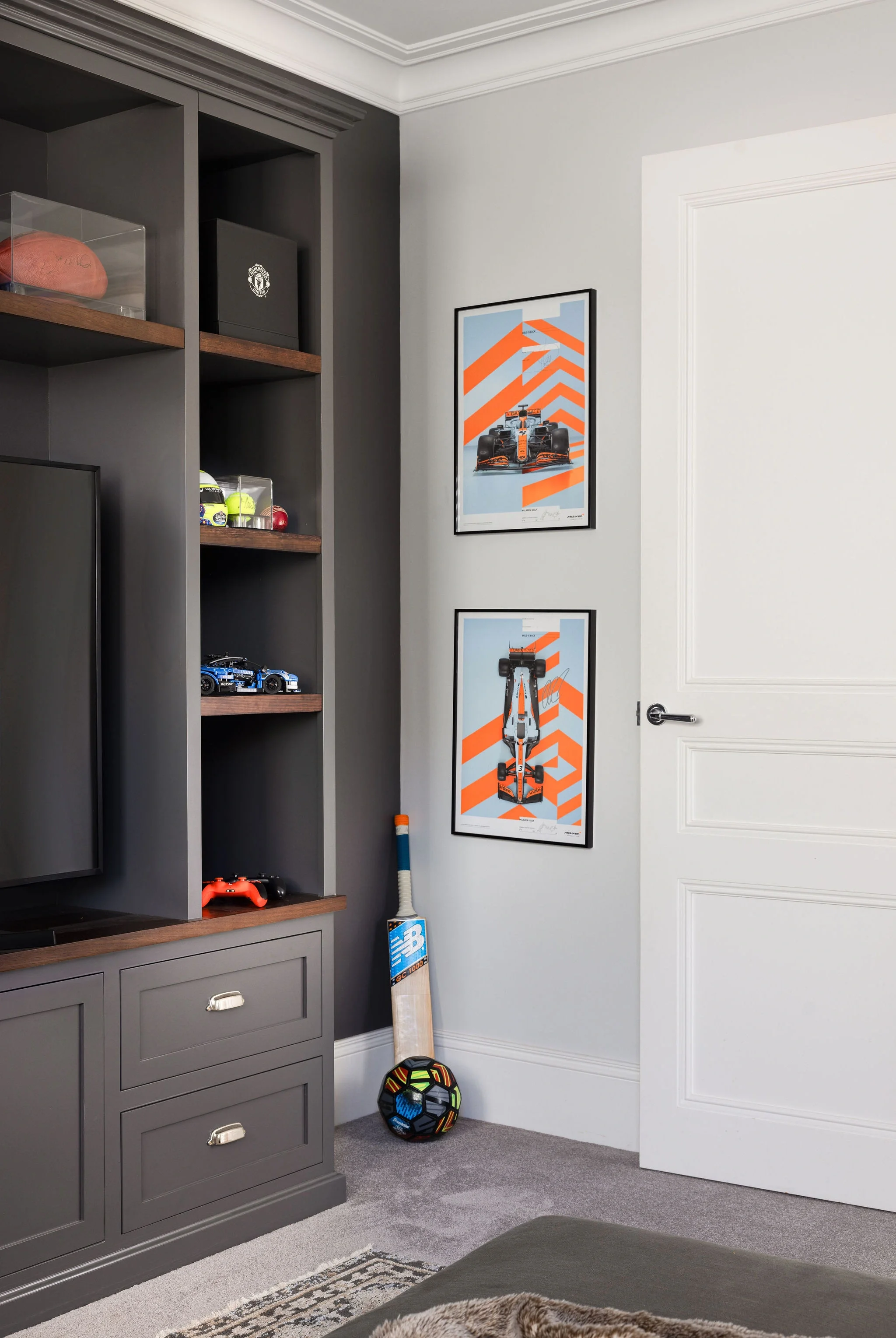Kids media room interior design Mosman — Suzanne Robson Design