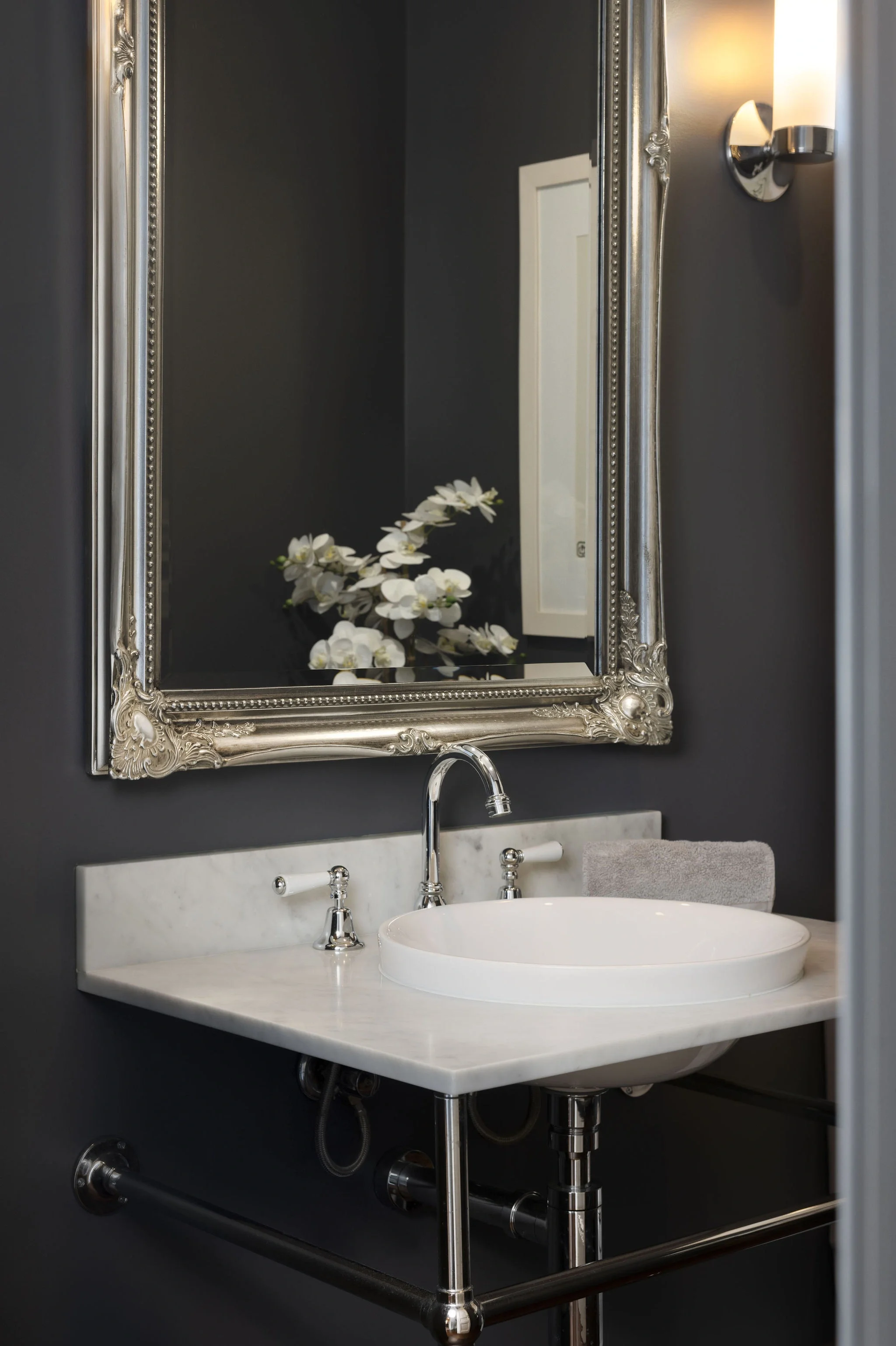 Powder room interior design Mosman — Suzanne Robson Design