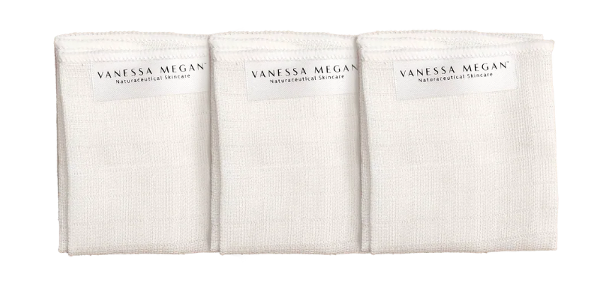 Muslin Cloth/ 100% Organic Cotton Face Cloth/ 3 pack