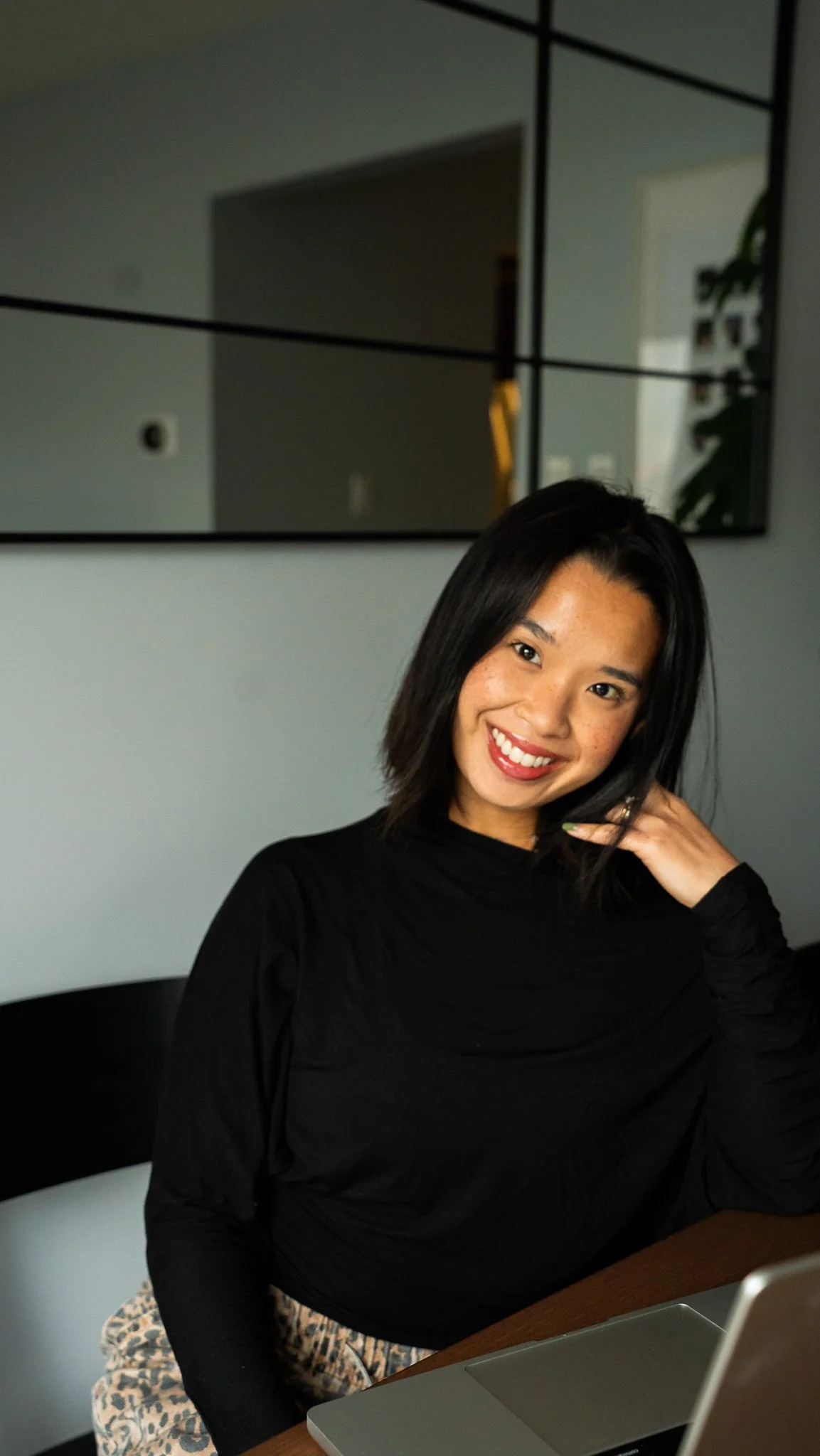 Founder Emily Phongphilack smiling