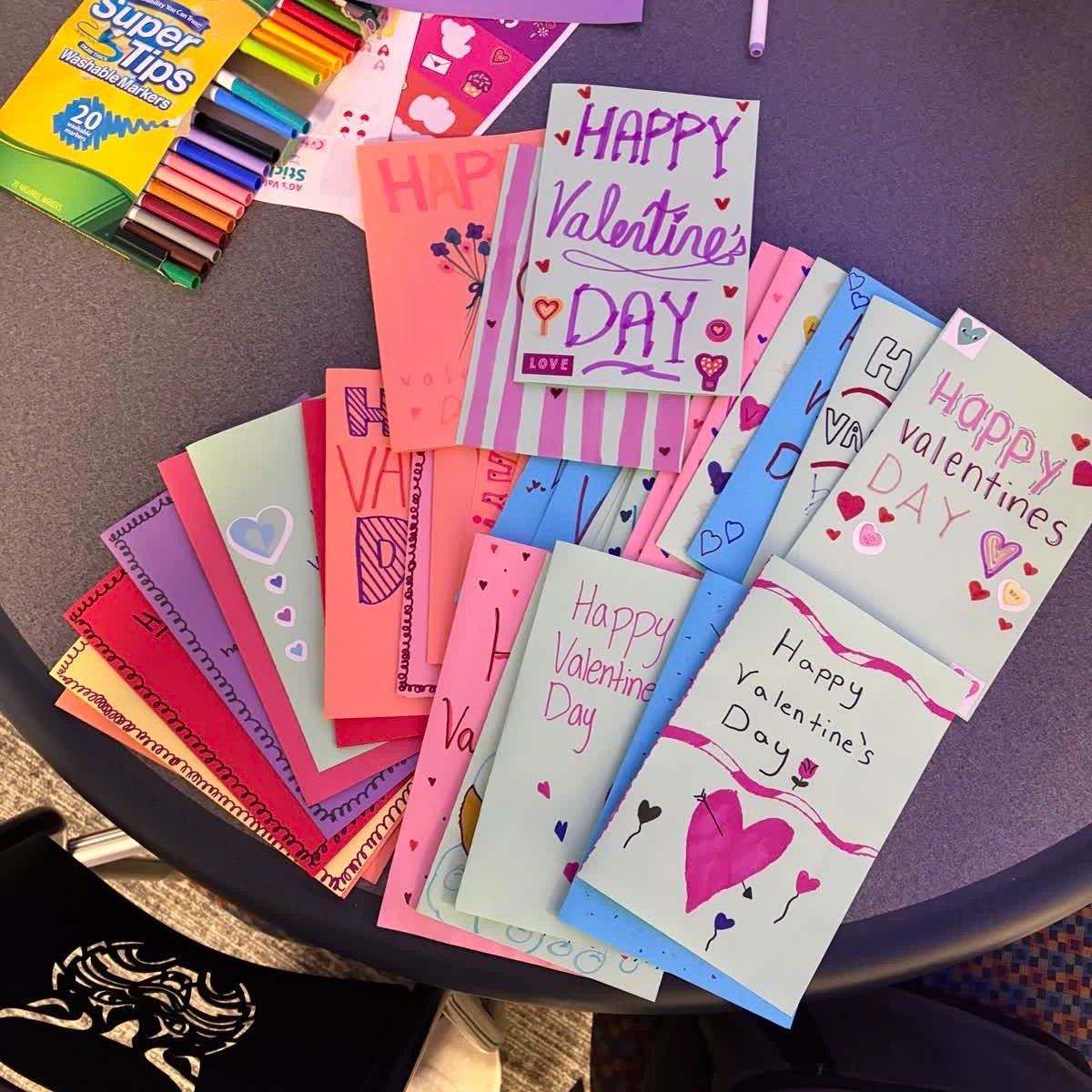 Shoutout to our Auxiliary division for inviting our entire agency to design cards and spread love to patients at Montowese Center for Health &amp; Rehabilitation <3 Happy early Valentine's Day to all!💕💓💞