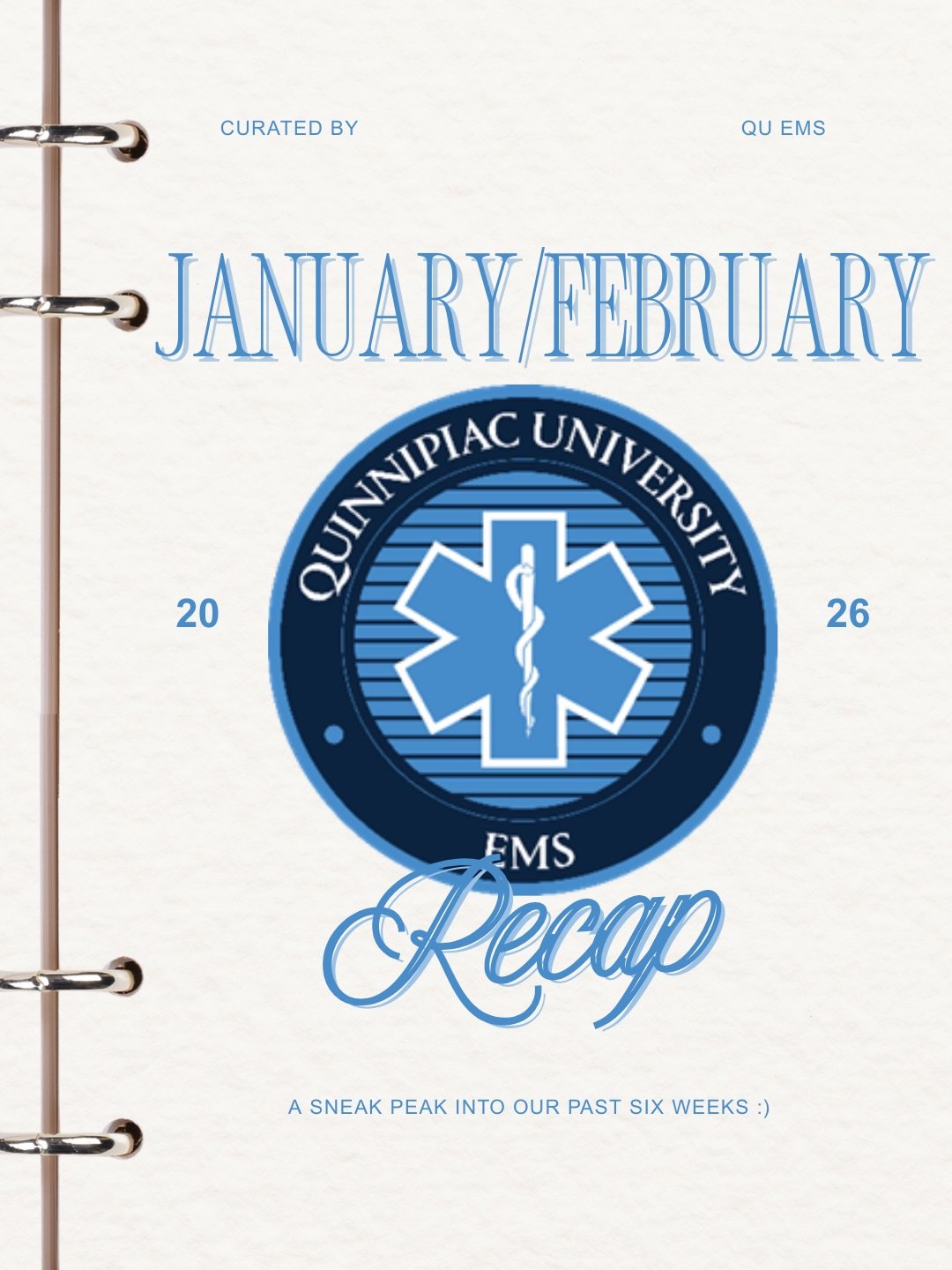 The first 6 weeks of school were a blast! Scroll through to see what QU EMS has been up to :) 😄💙🤍