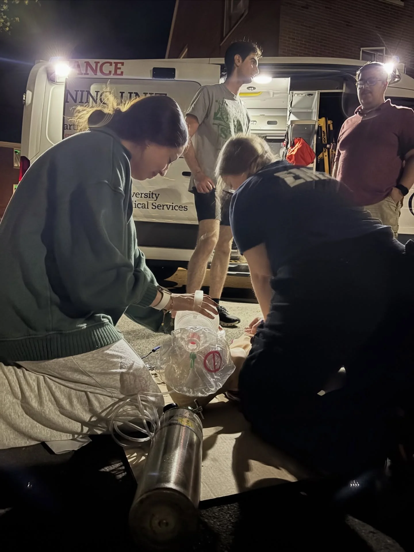 Running a couple of mock calls before crew chief promotions! Always got to stay on top of our skills 🩺🚑