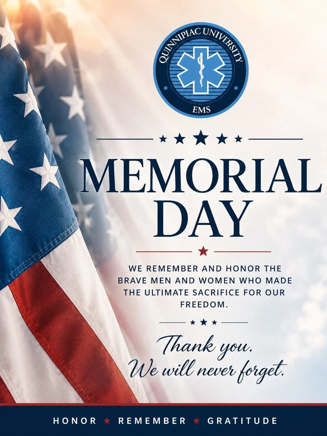 Honoring the heroes who gave everything for our freedom. Today and always, we remember.