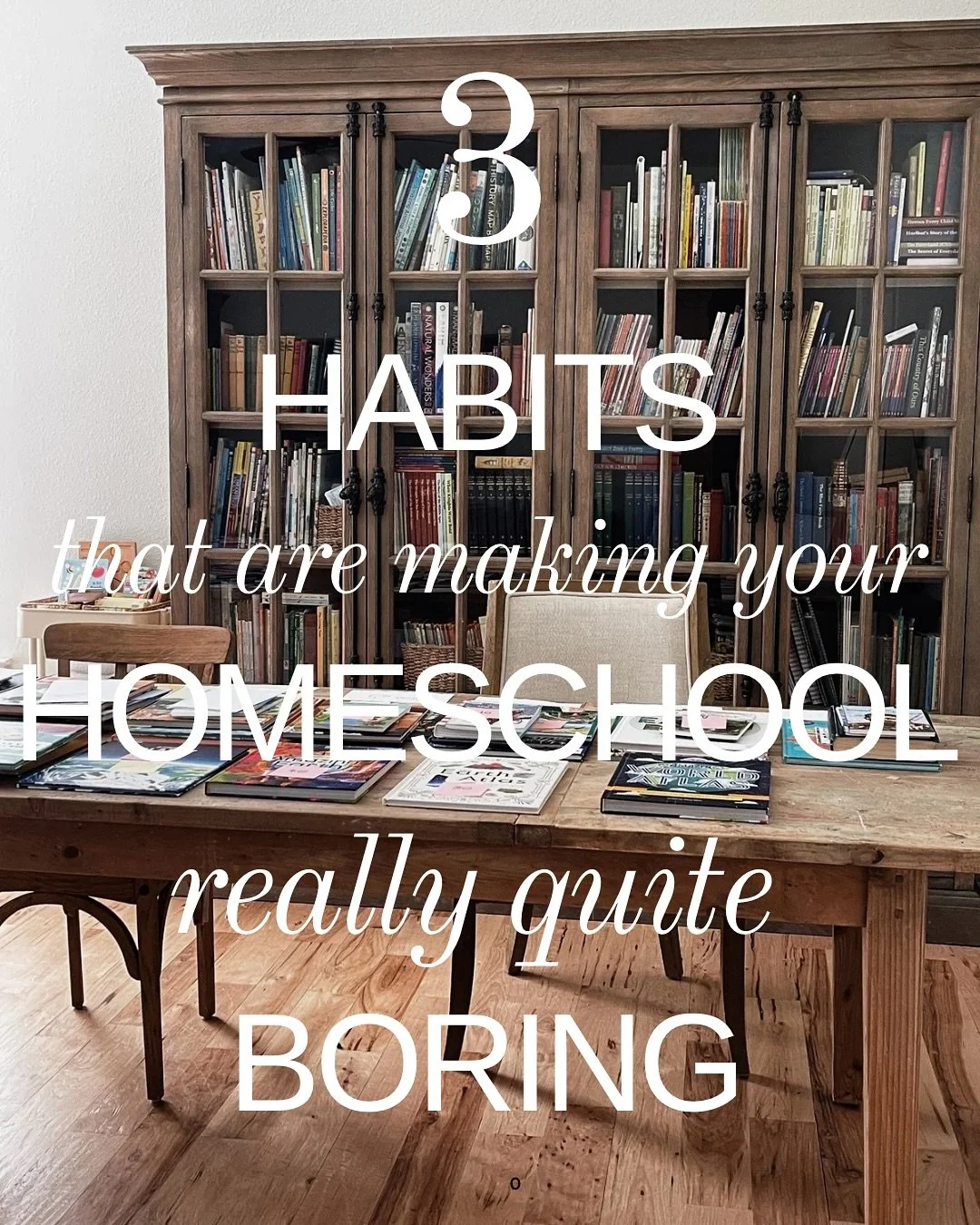 Here are 3 habits that are making your homeschool really quite boring ⬇️

If some of your lessons are falling flat and your children are whining and complaining (yes, this happens to us all), then this post is for you. Grab your notebook and take som
