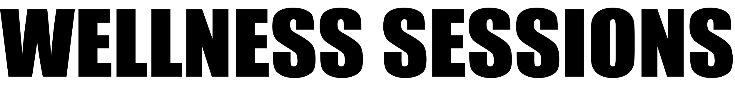 Black text on a white background that reads "Wellness Sessions" in large, bold letters.